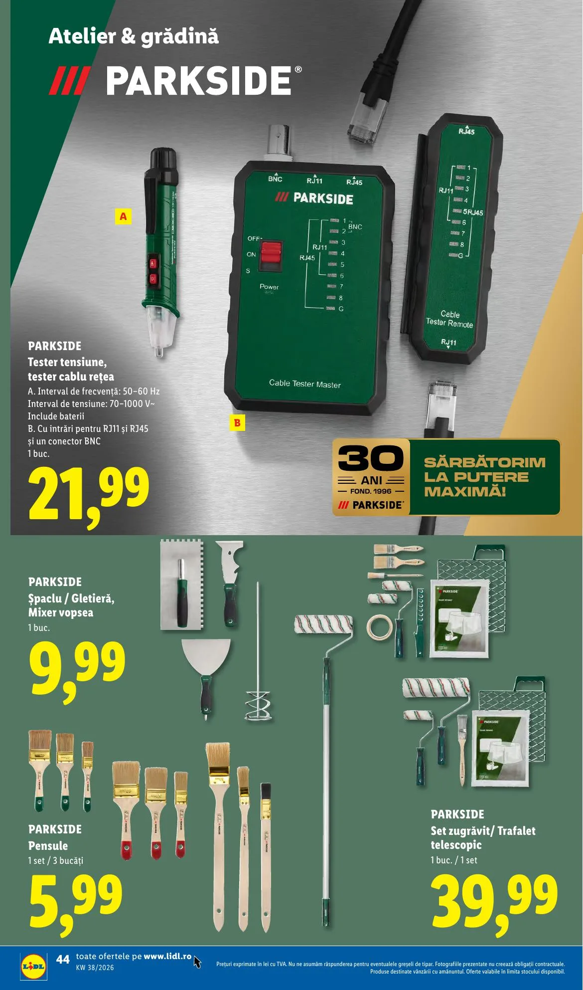 Lidl akciós újság Románia 09.14–09.20 – 44. oldal