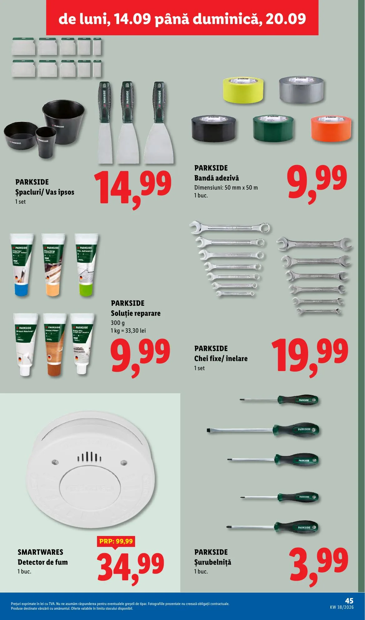 Lidl akciós újság Románia 09.14–09.20 – 45. oldal