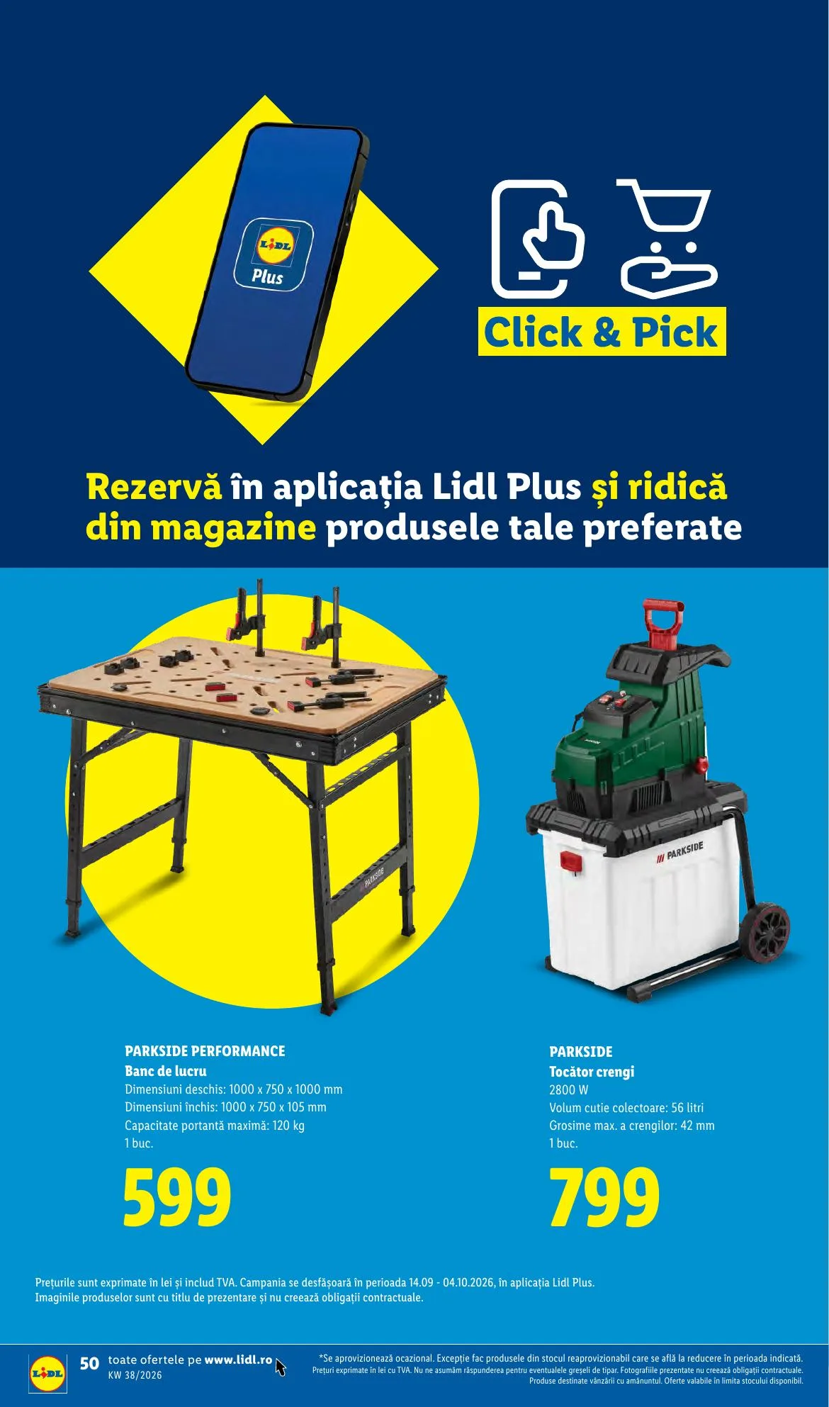 Lidl akciós újság Románia 09.14–09.20 – 50. oldal