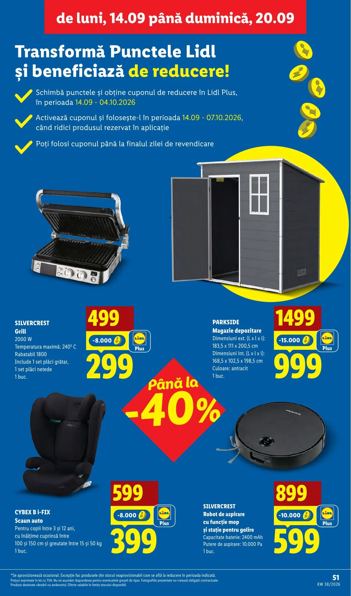 Lidl akciós újság Románia 09.14–09.20 – 51. oldal