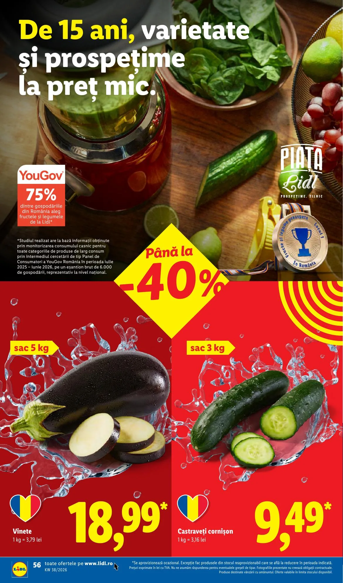 Lidl akciós újság Románia 09.14–09.20 – 56. oldal