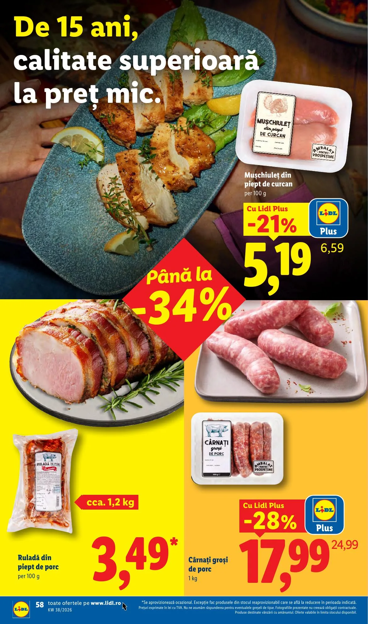 Lidl akciós újság Románia 09.14–09.20 – 58. oldal