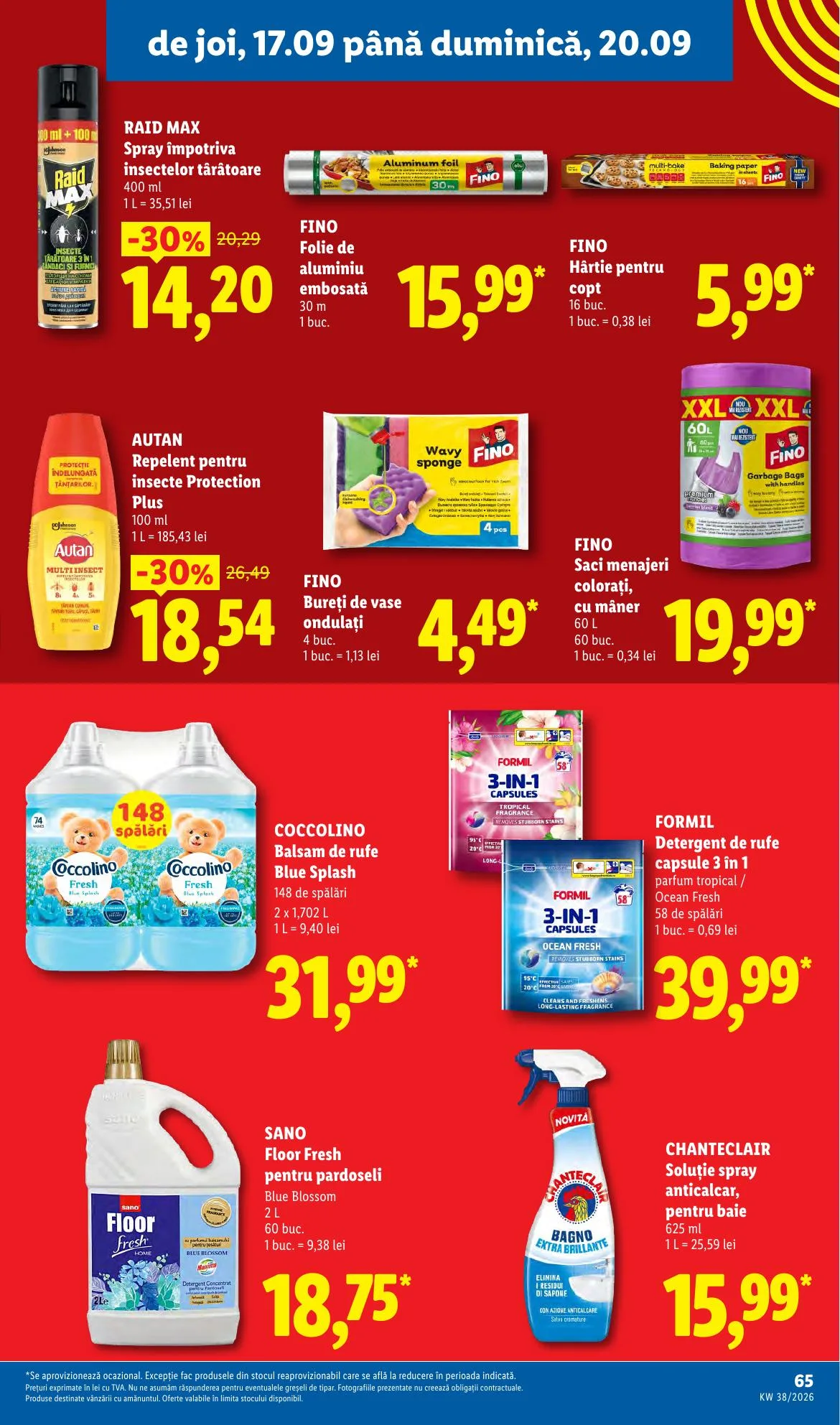 Lidl akciós újság Románia 09.14–09.20 – 65. oldal