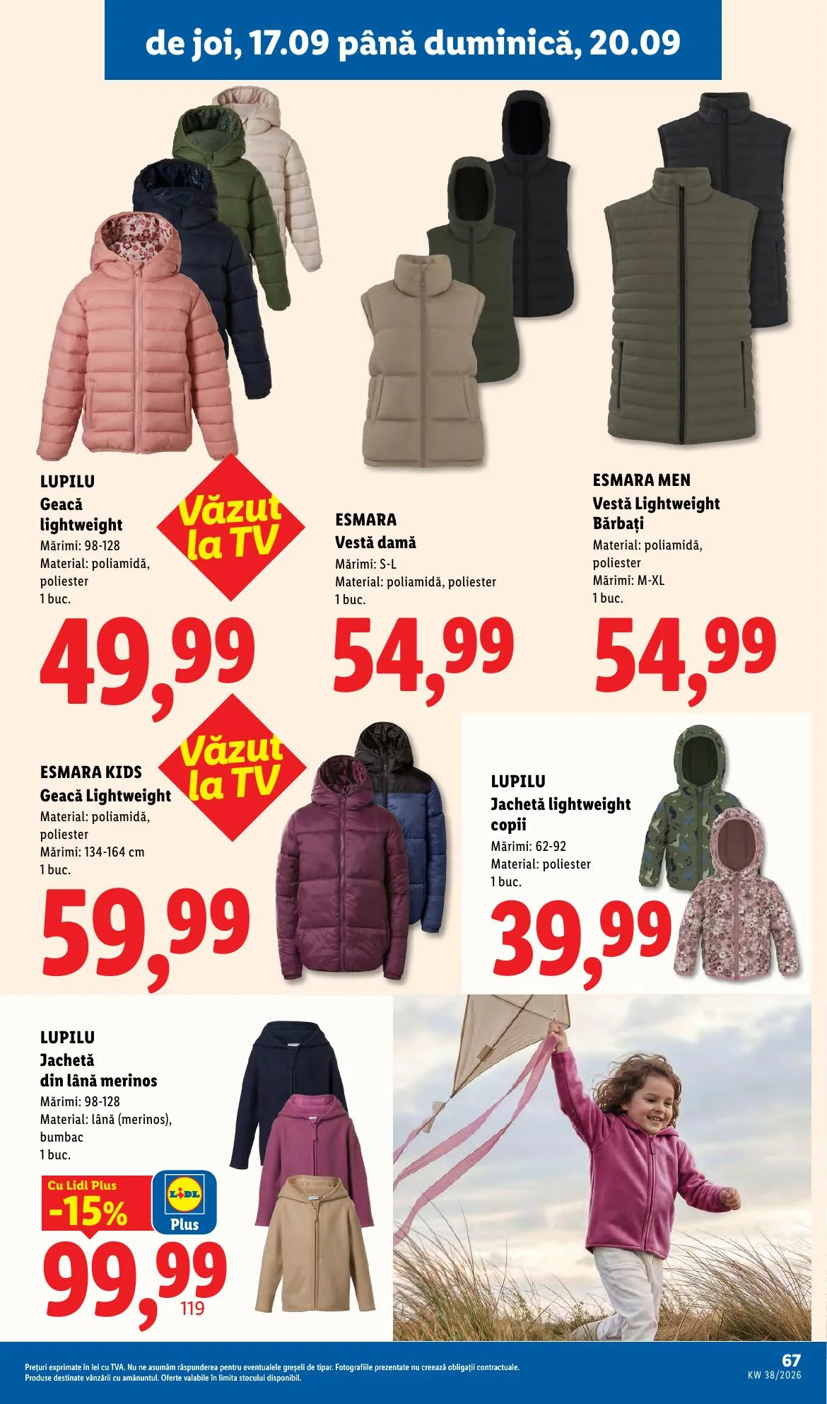 Lidl akciós újság Románia 09.14–09.20 – 67. oldal