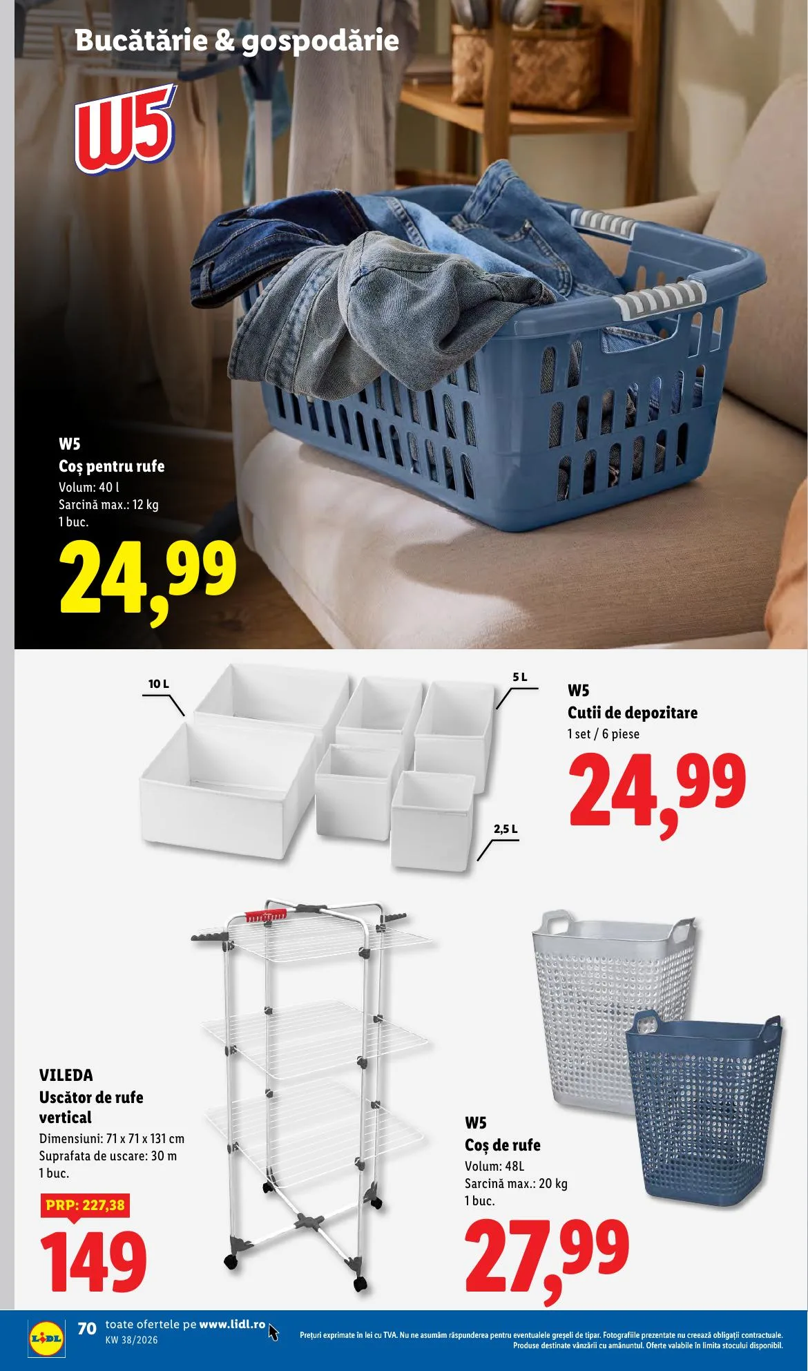 Lidl akciós újság Románia 09.14–09.20 – 70. oldal