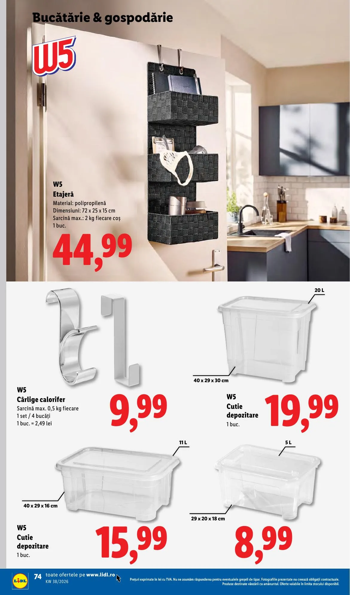 Lidl akciós újság Románia 09.14–09.20 – 74. oldal