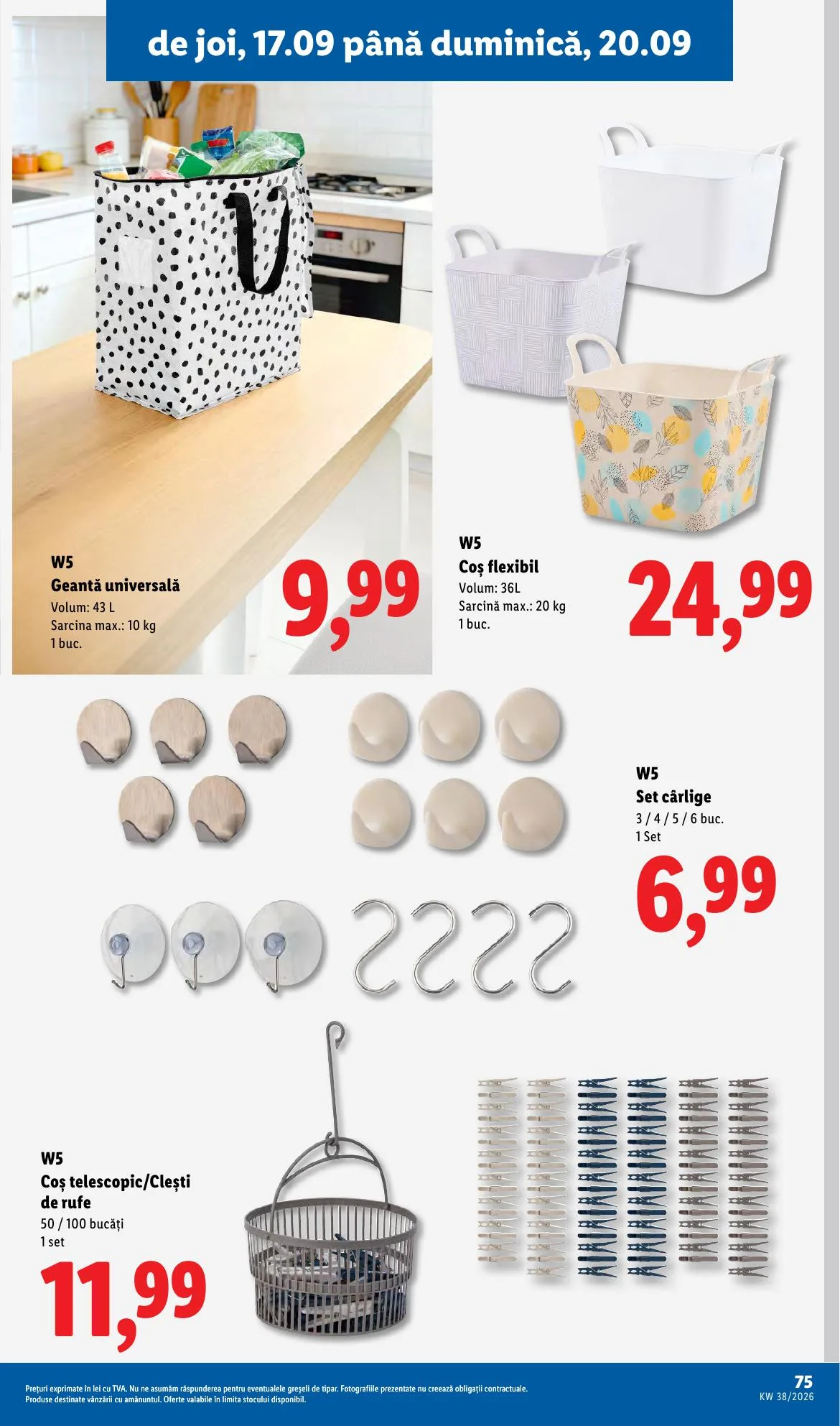 Lidl akciós újság Románia 09.14–09.20 – 75. oldal