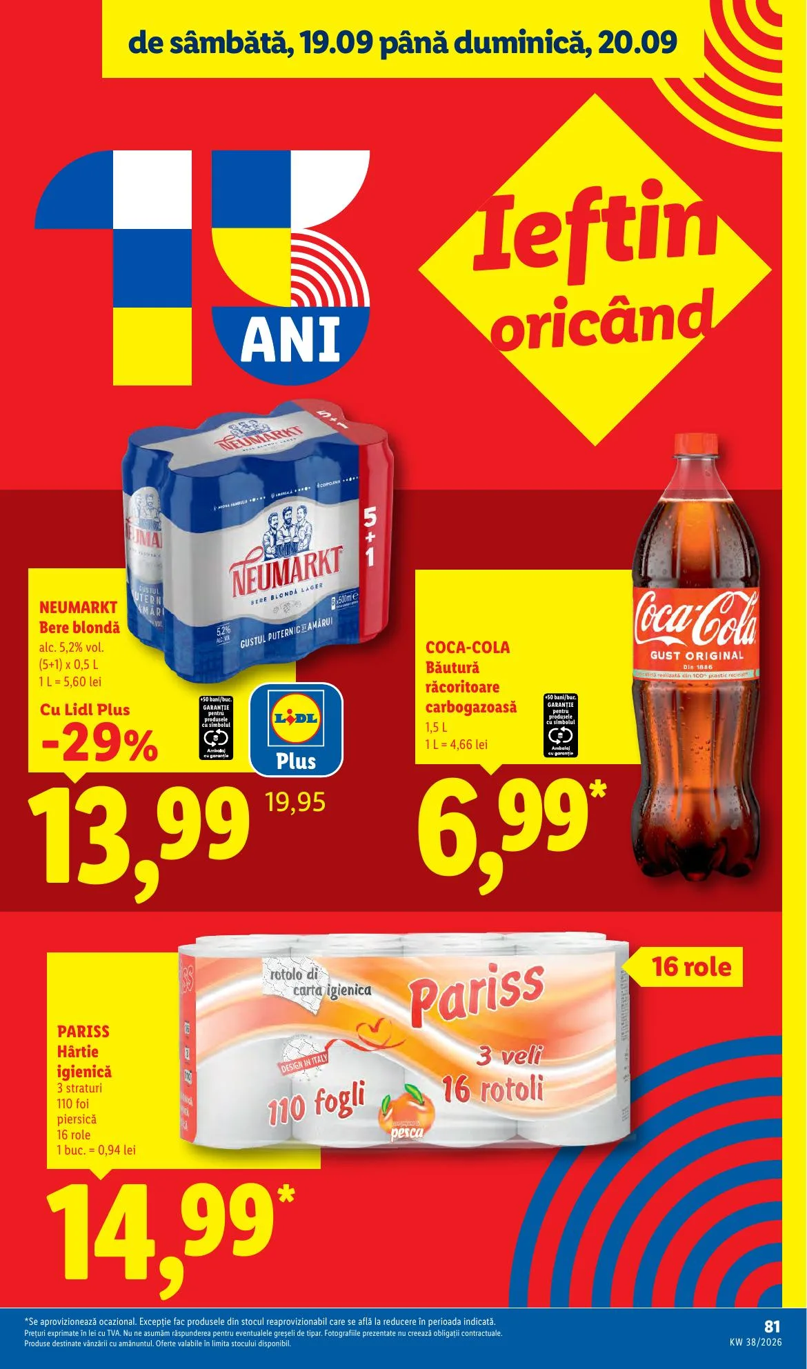 Lidl akciós újság Románia 09.14–09.20 – 81. oldal