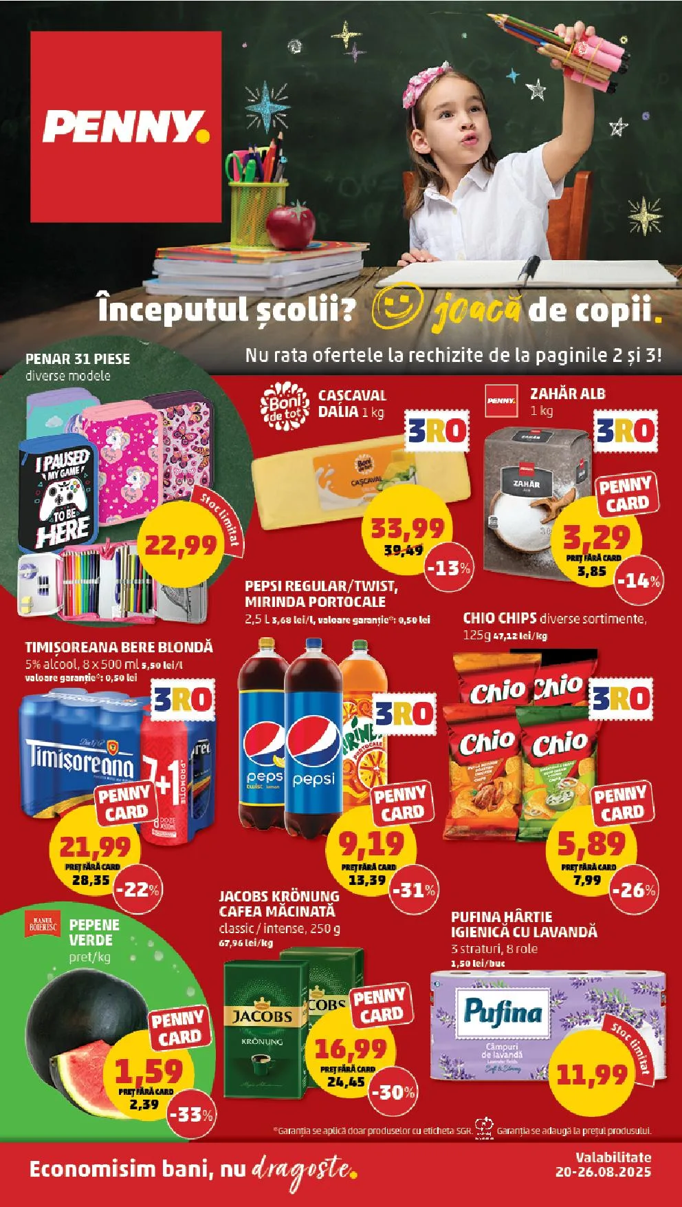 Penny akciós újság Románia 08.20–08.26