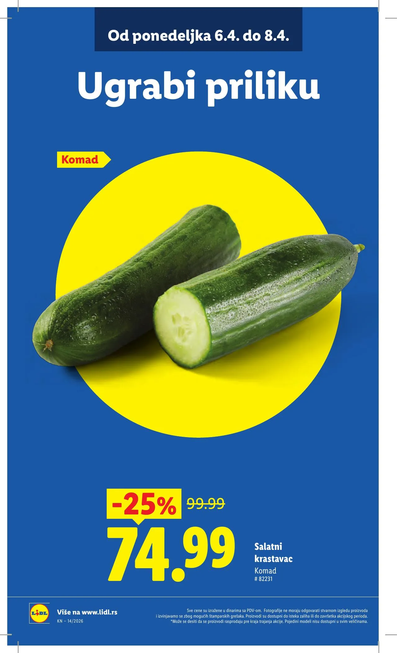 Lidl akciós újság Szerbia 04.02–04.08 – 12. oldal