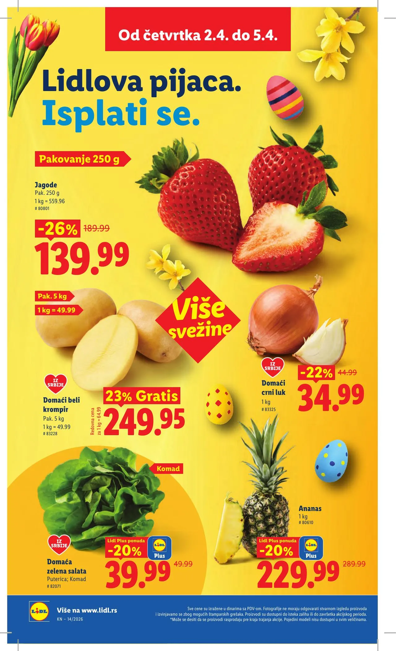 Lidl akciós újság Szerbia 04.02–04.08 – 16. oldal