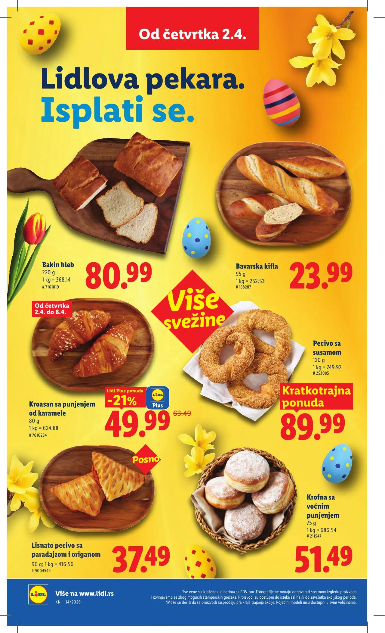 Lidl akciós újság Szerbia 04.02–04.08 – 18. oldal