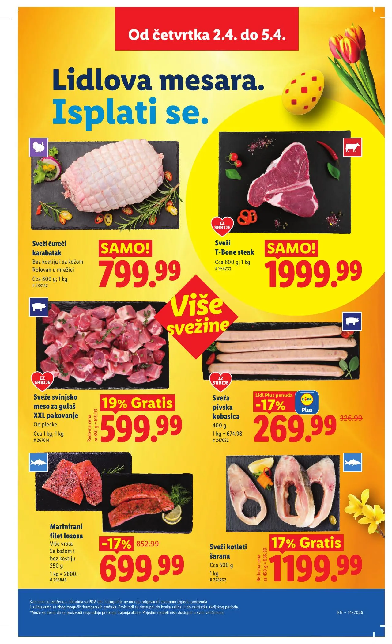 Lidl akciós újság Szerbia 04.02–04.08 – 19. oldal