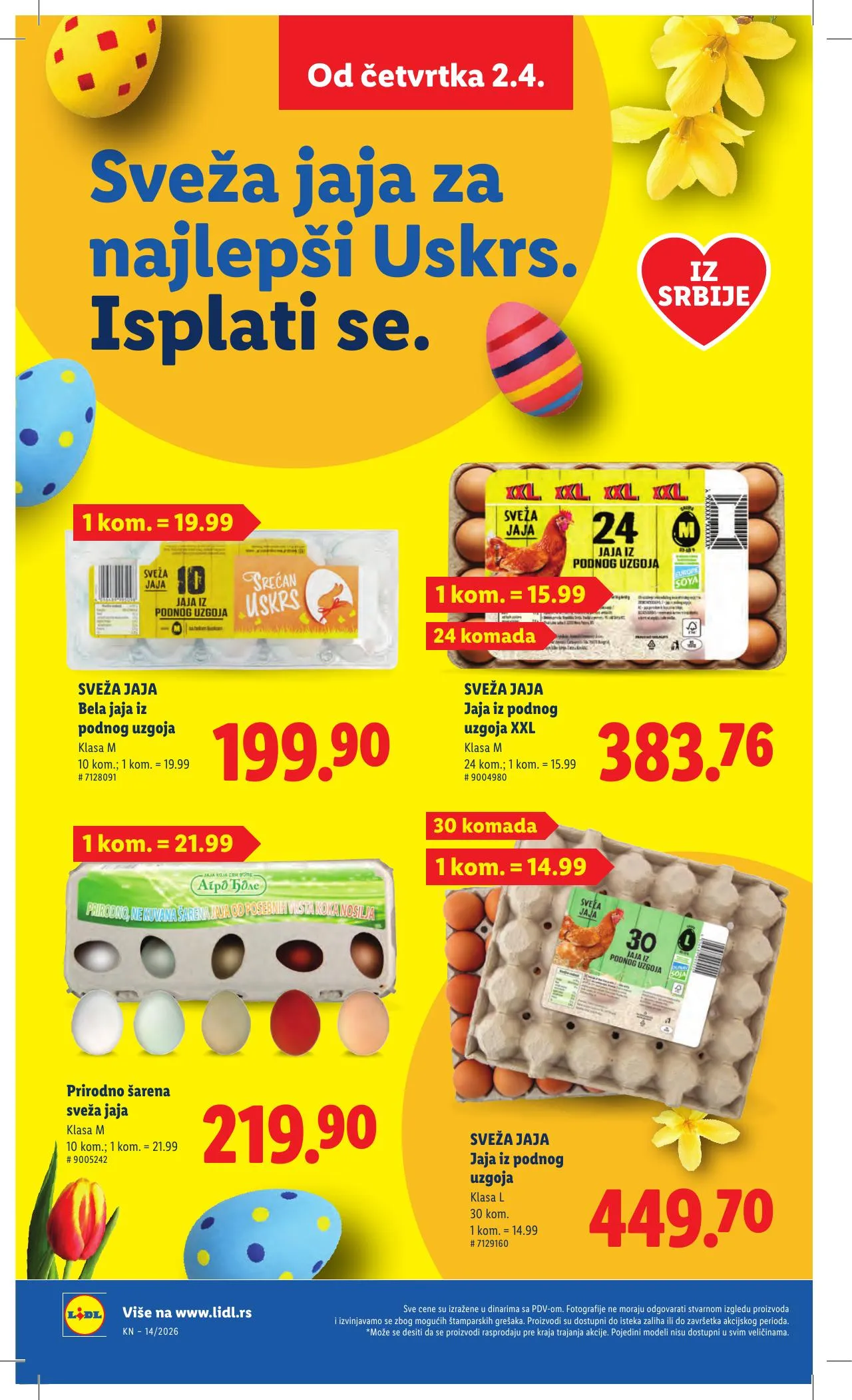 Lidl akciós újság Szerbia 04.02–04.08 – 20. oldal