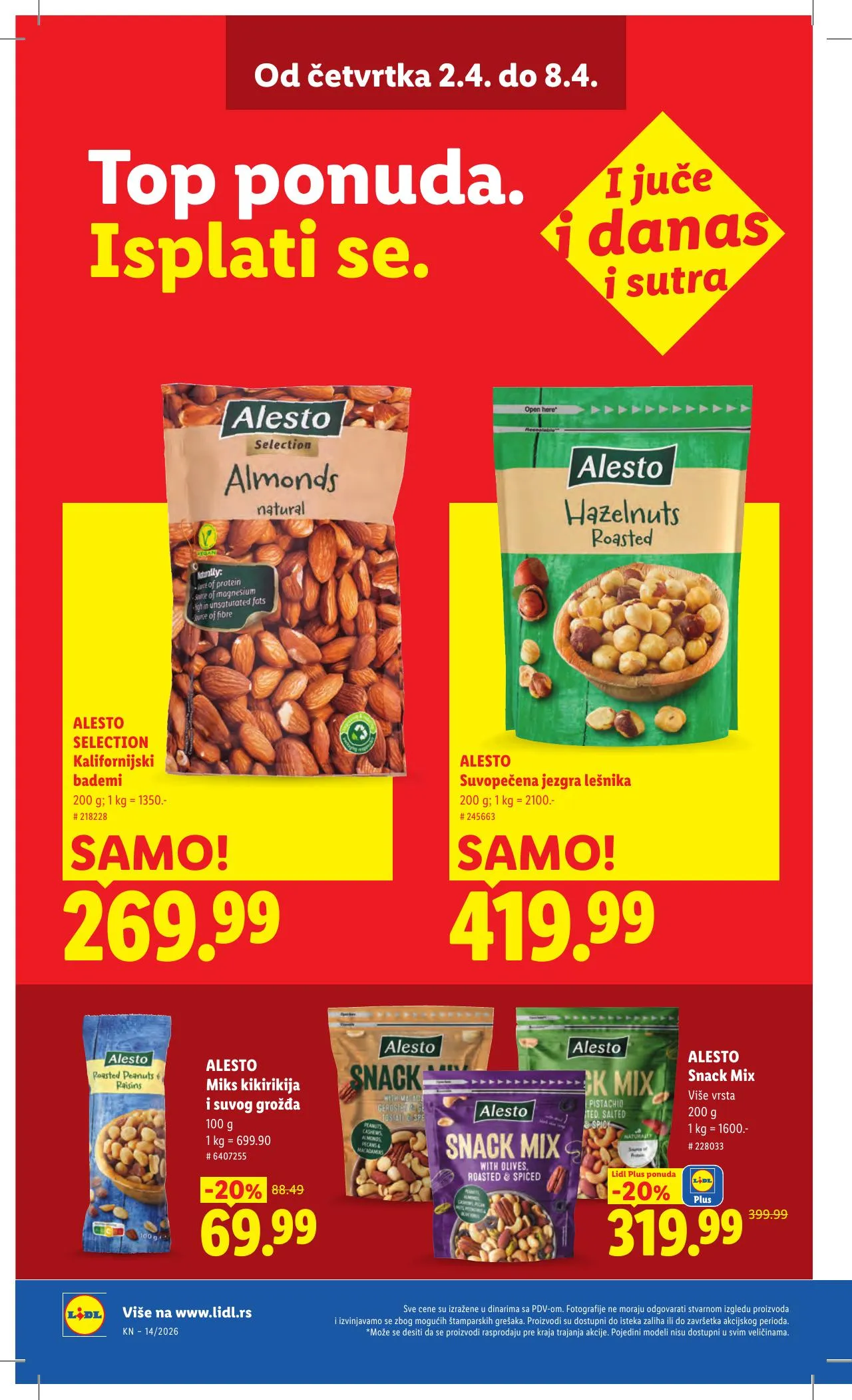 Lidl akciós újság Szerbia 04.02–04.08 – 28. oldal