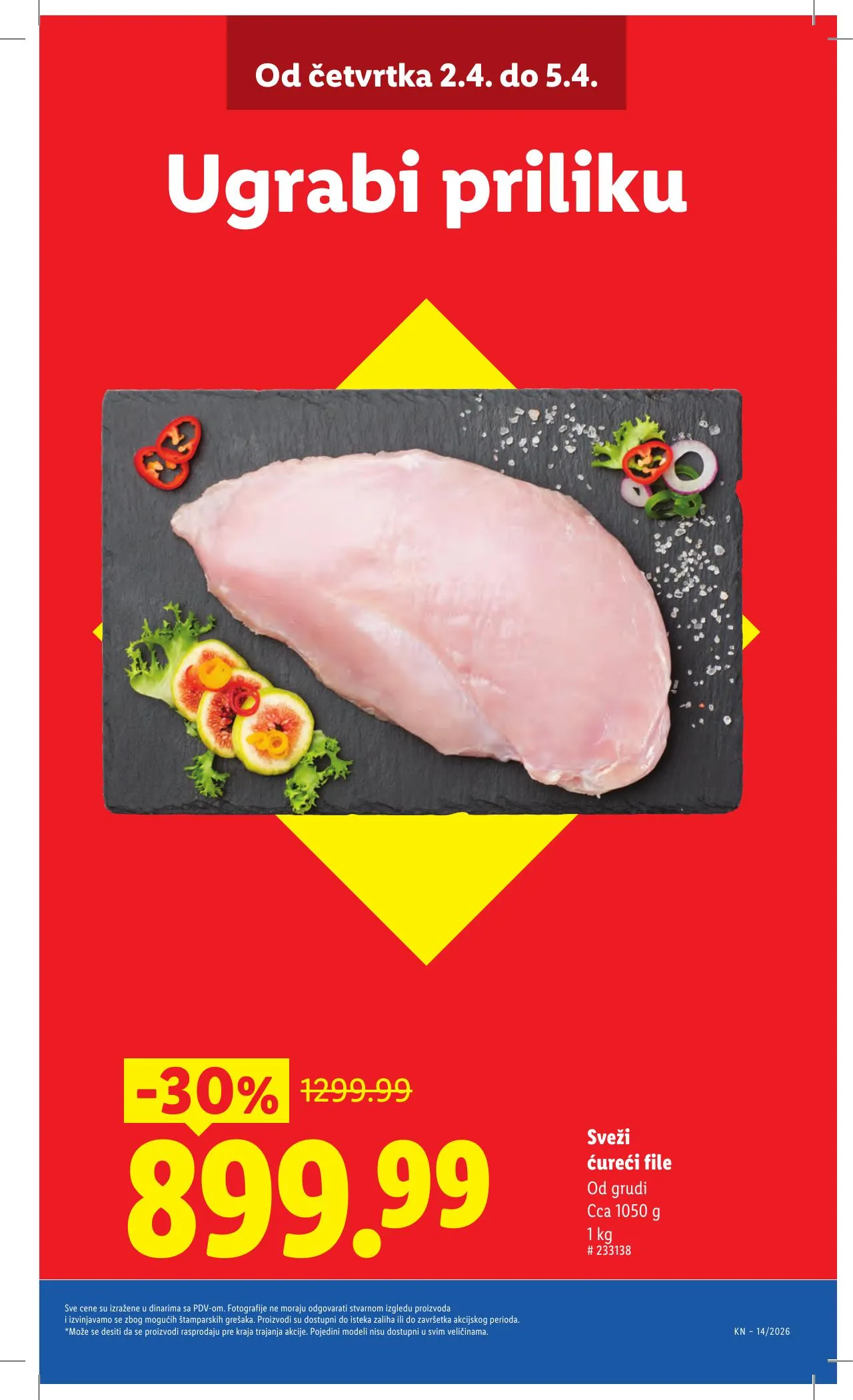 Lidl akciós újság Szerbia 04.02–04.08 – 3. oldal