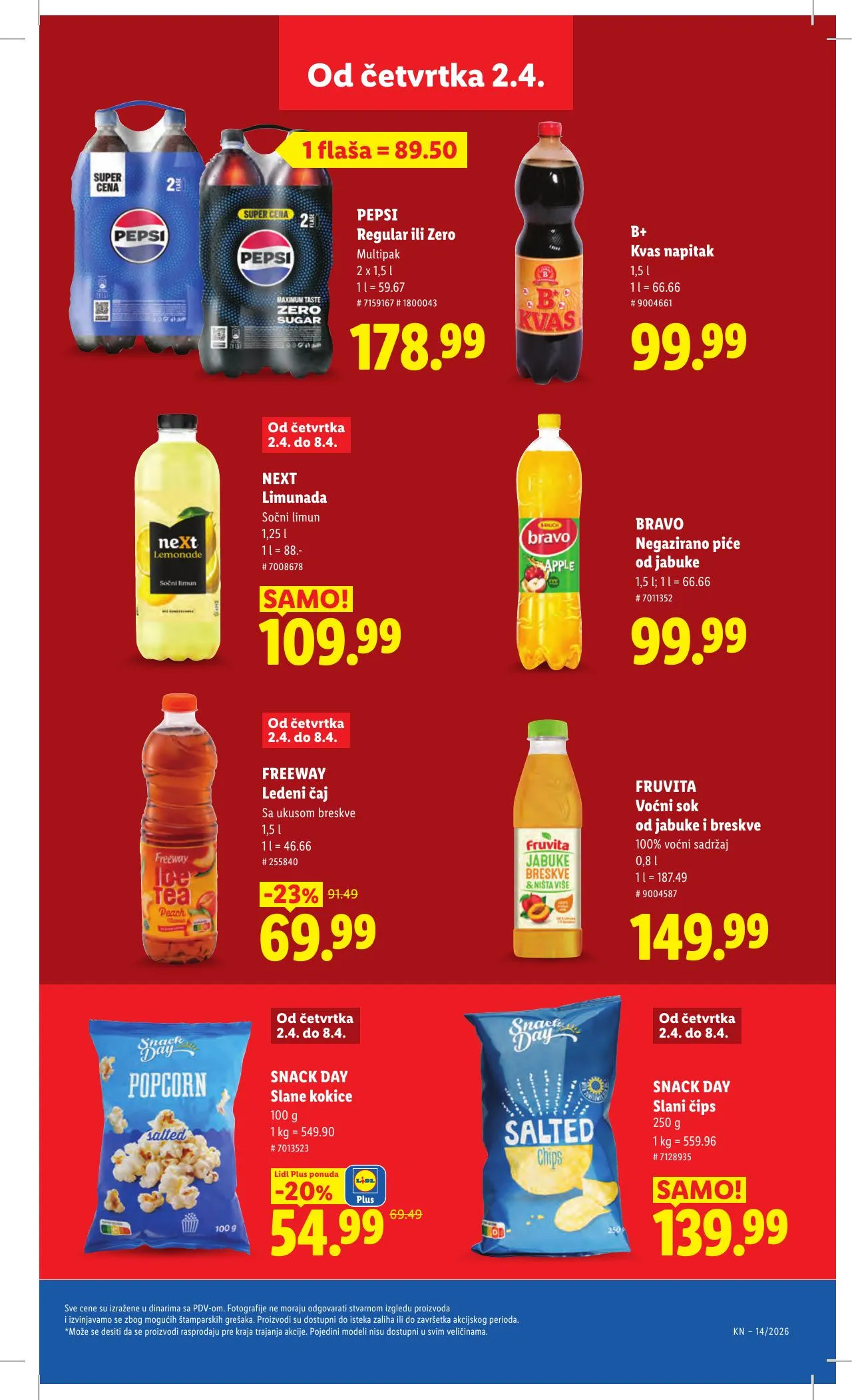 Lidl akciós újság Szerbia 04.02–04.08 – 33. oldal