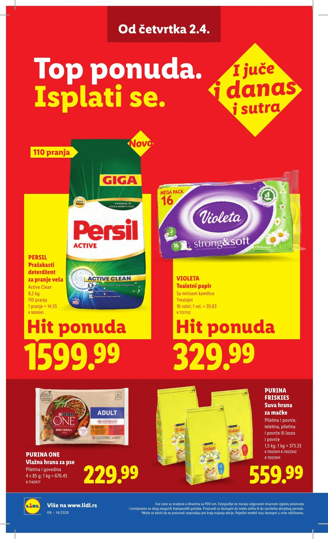 Lidl akciós újság Szerbia 04.02–04.08 – 34. oldal