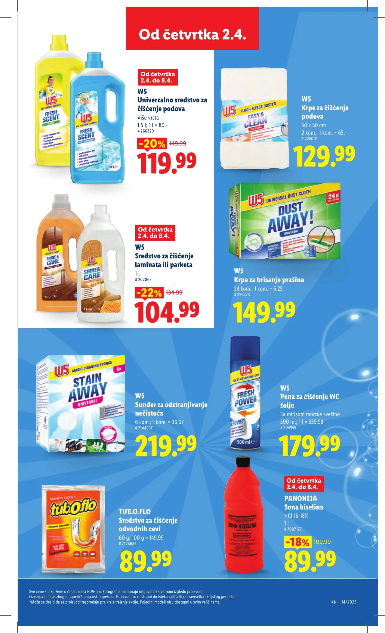 Lidl akciós újság Szerbia 04.02–04.08 – 39. oldal