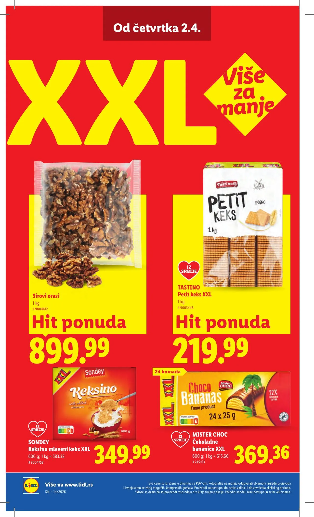 Lidl akciós újság Szerbia 04.02–04.08 – 50. oldal