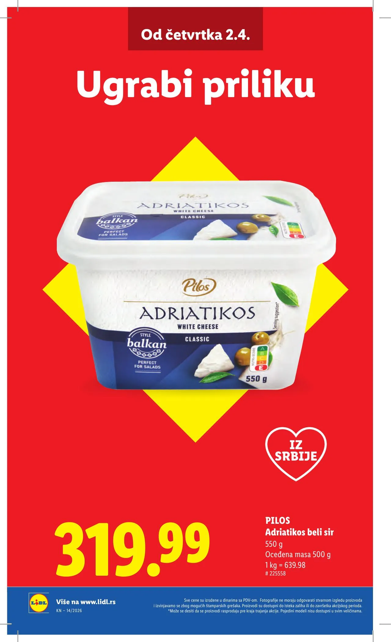 Lidl akciós újság Szerbia 04.02–04.08 – 6. oldal