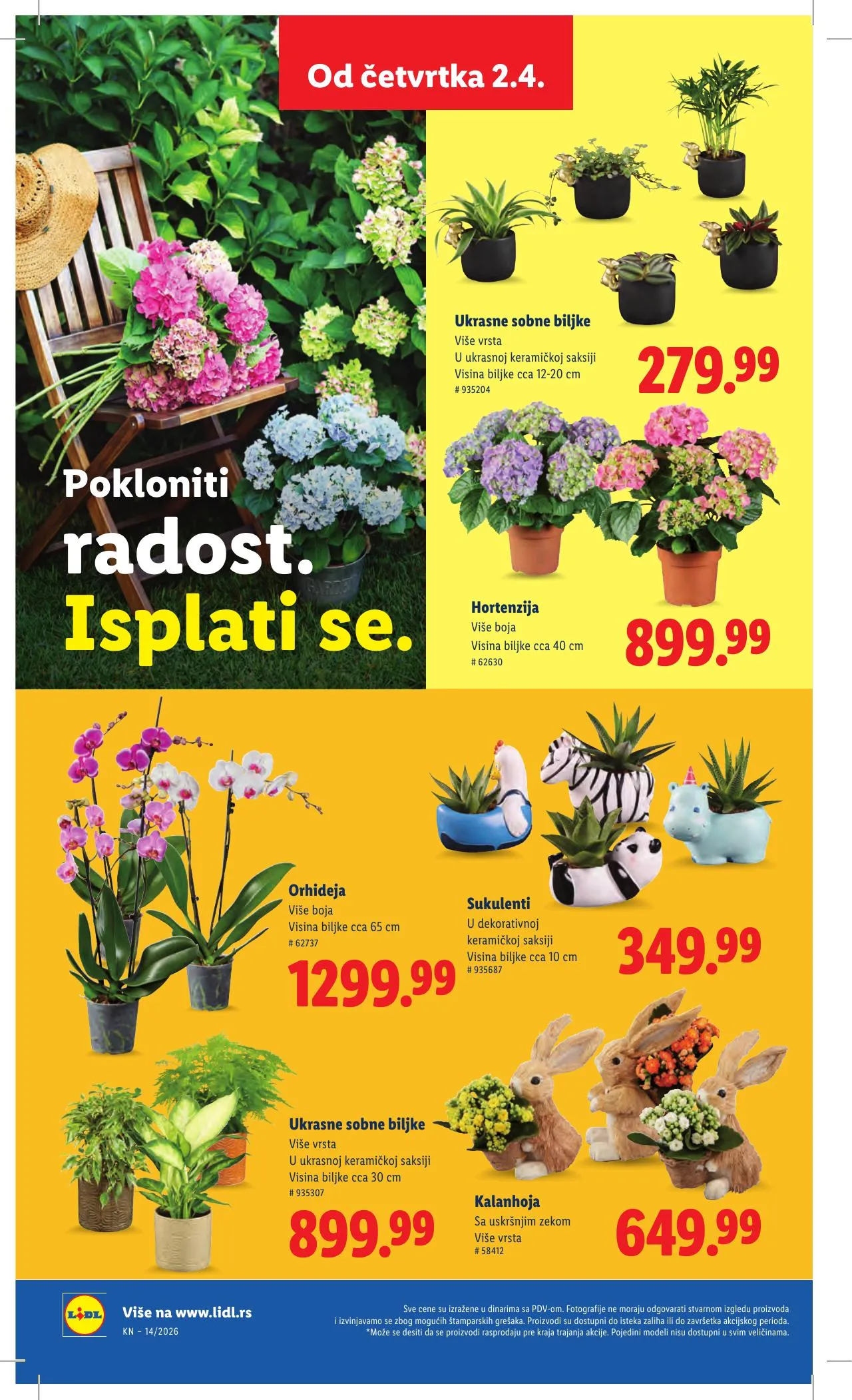 Lidl akciós újság Szerbia 04.02–04.08 – 62. oldal