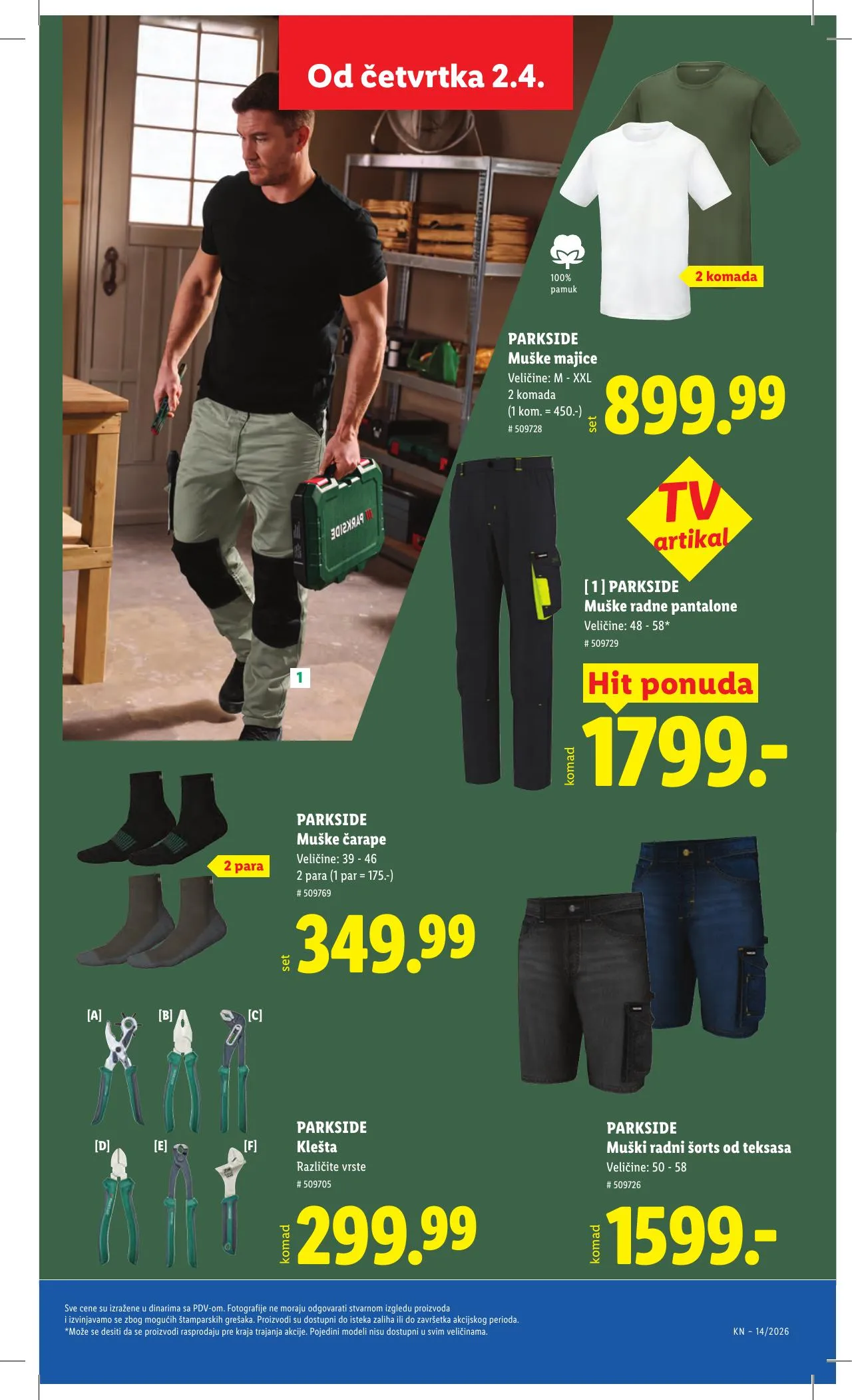 Lidl akciós újság Szerbia 04.02–04.08 – 69. oldal