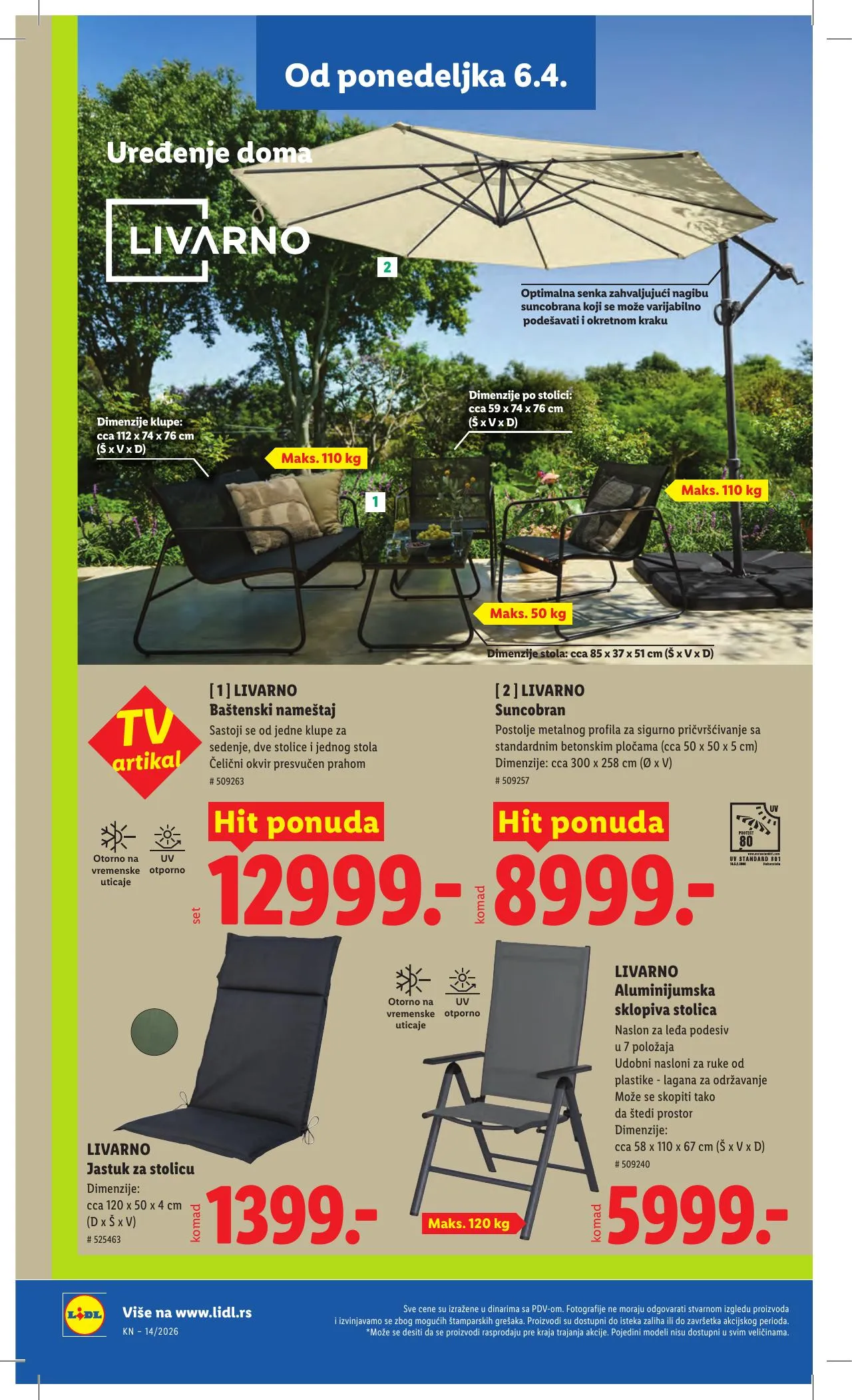 Lidl akciós újság Szerbia 04.02–04.08 – 76. oldal