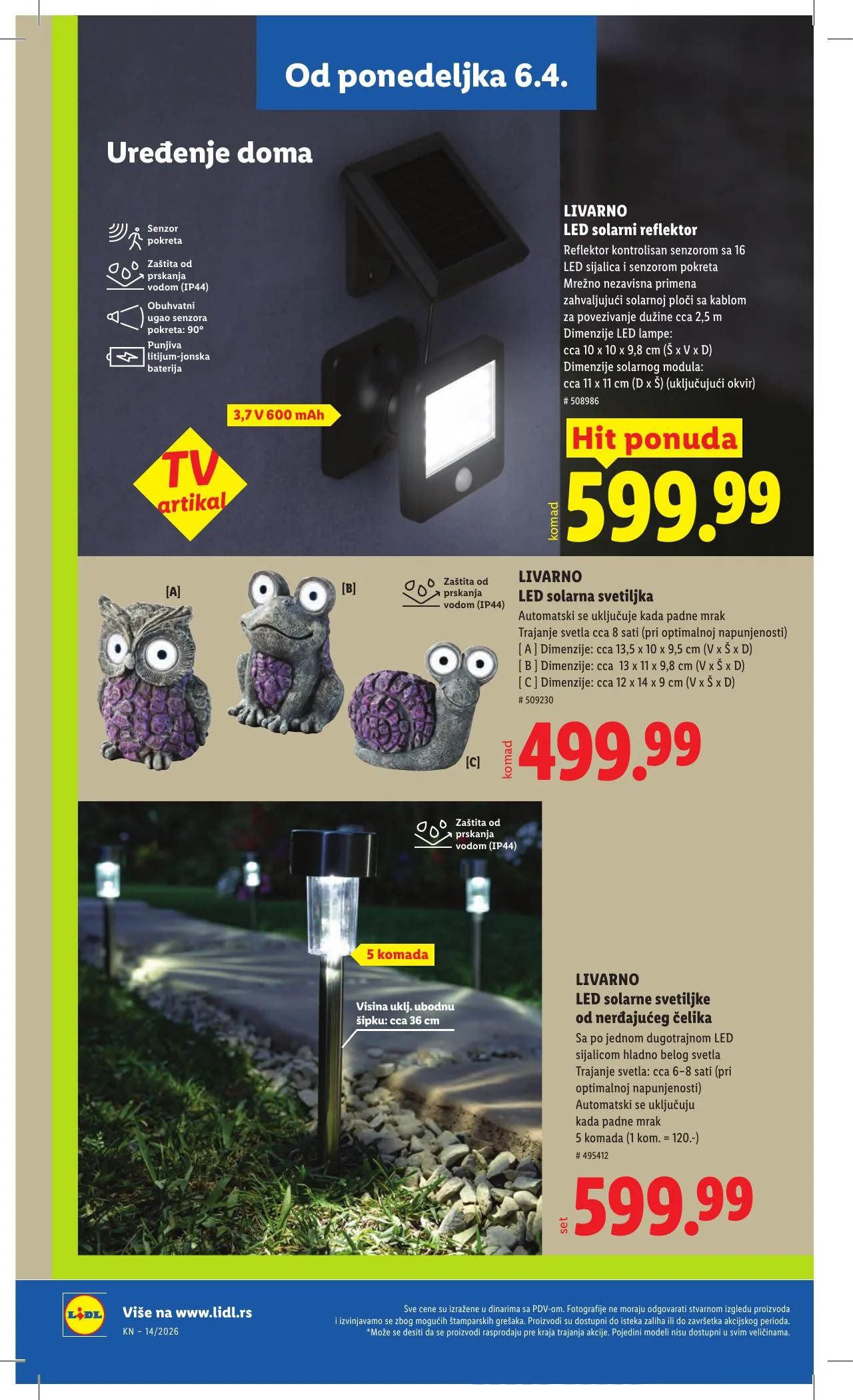 Lidl akciós újság Szerbia 04.02–04.08 – 78. oldal