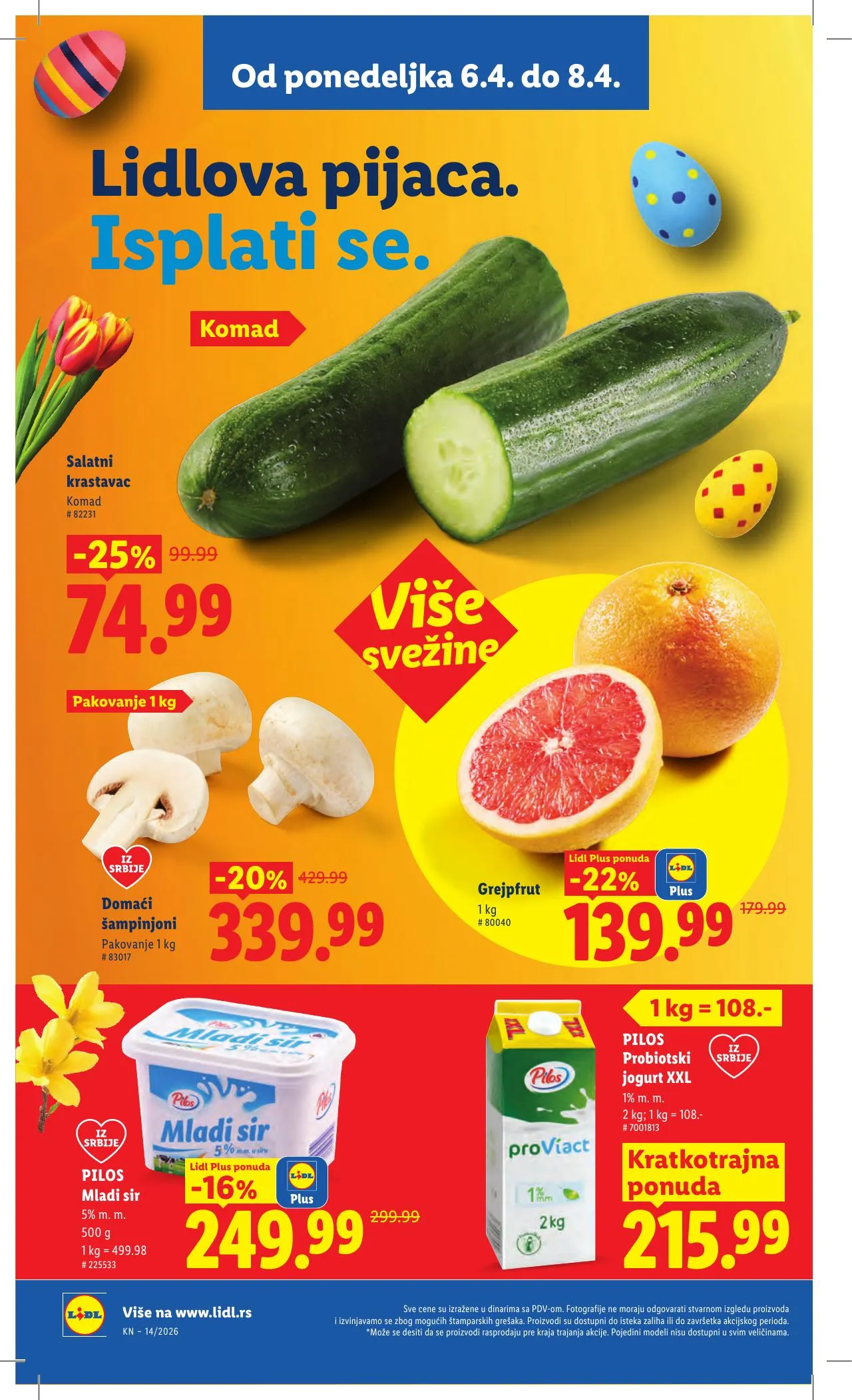 Lidl akciós újság Szerbia 04.02–04.08 – 86. oldal