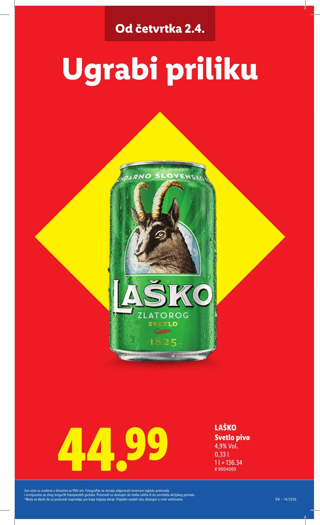 Lidl akciós újság Szerbia 04.02–04.08 – 9. oldal