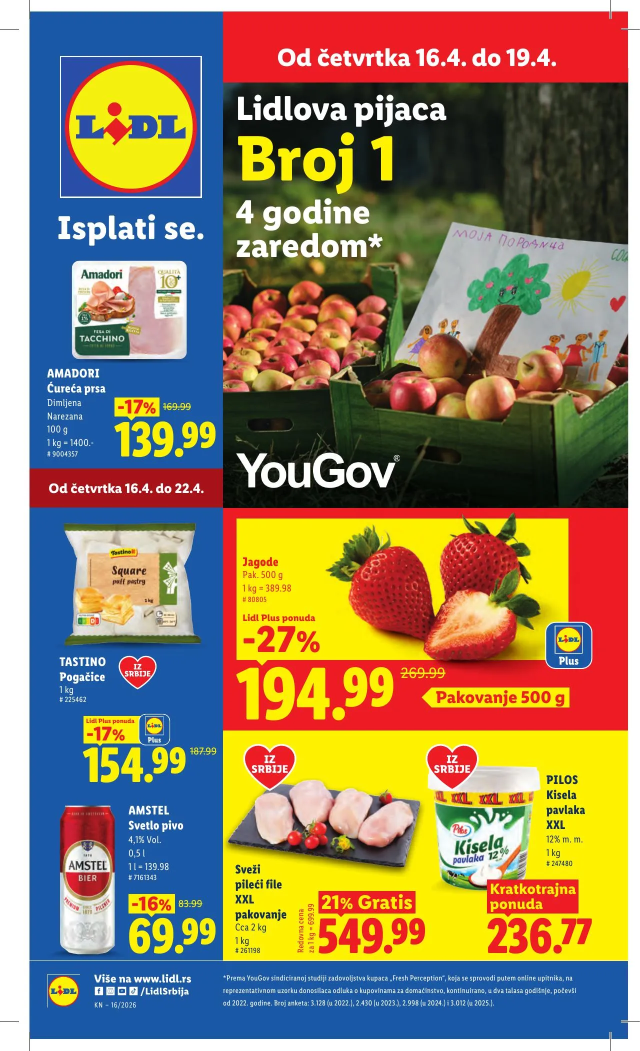 Lidl akciós újság Szerbia 04.16–04.22