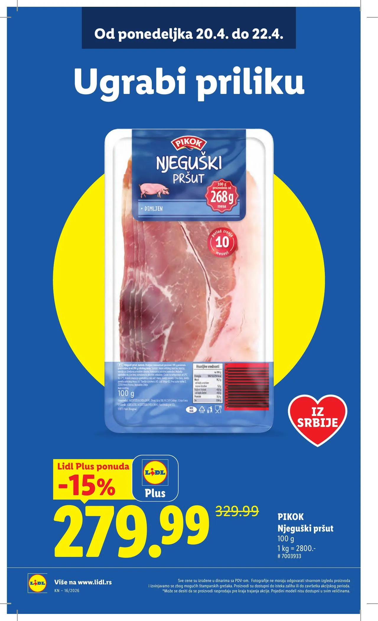 Lidl akciós újság Szerbia 04.16–04.22 – 14. oldal
