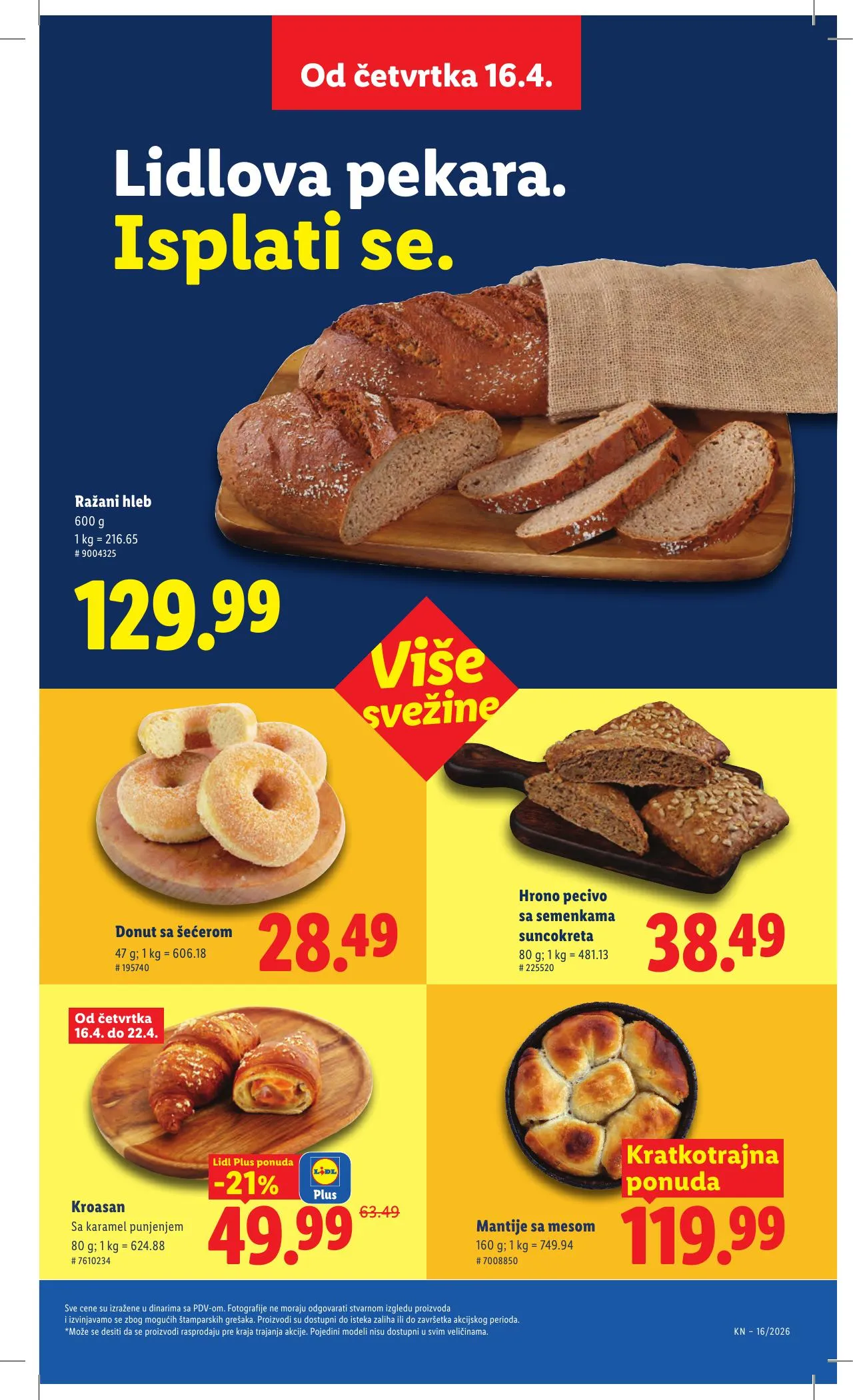 Lidl akciós újság Szerbia 04.16–04.22 – 19. oldal