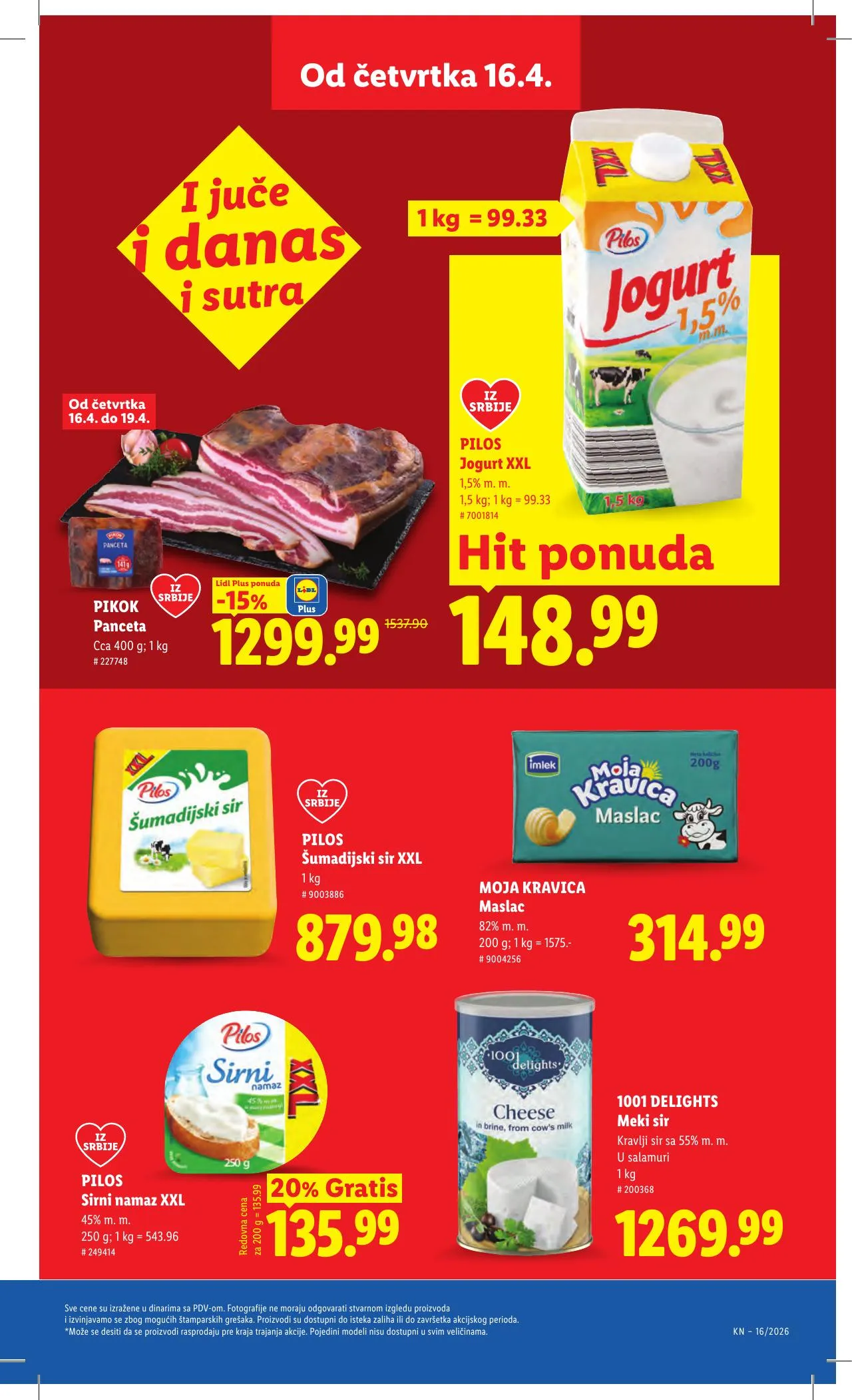 Lidl akciós újság Szerbia 04.16–04.22 – 21. oldal