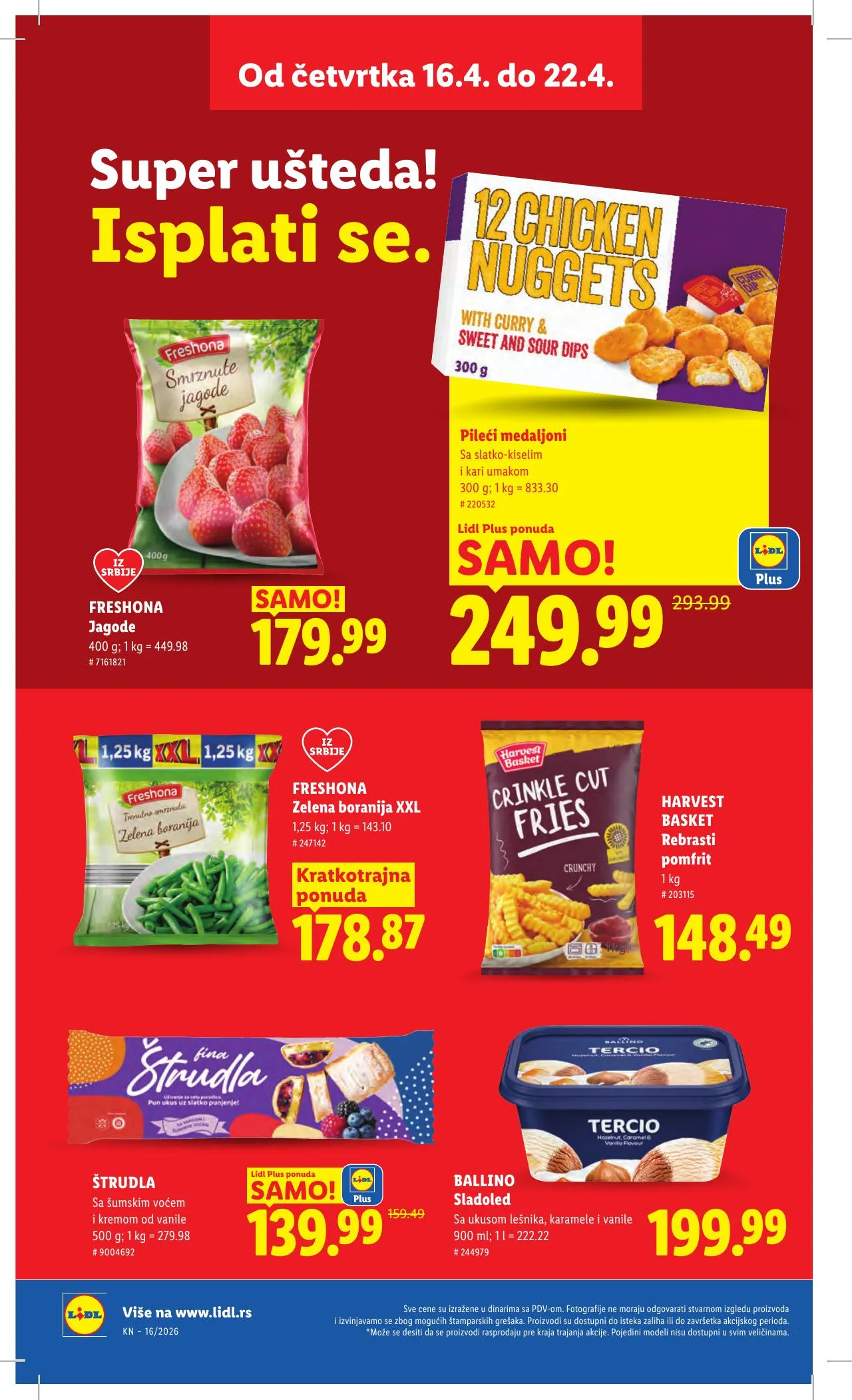 Lidl akciós újság Szerbia 04.16–04.22 – 22. oldal