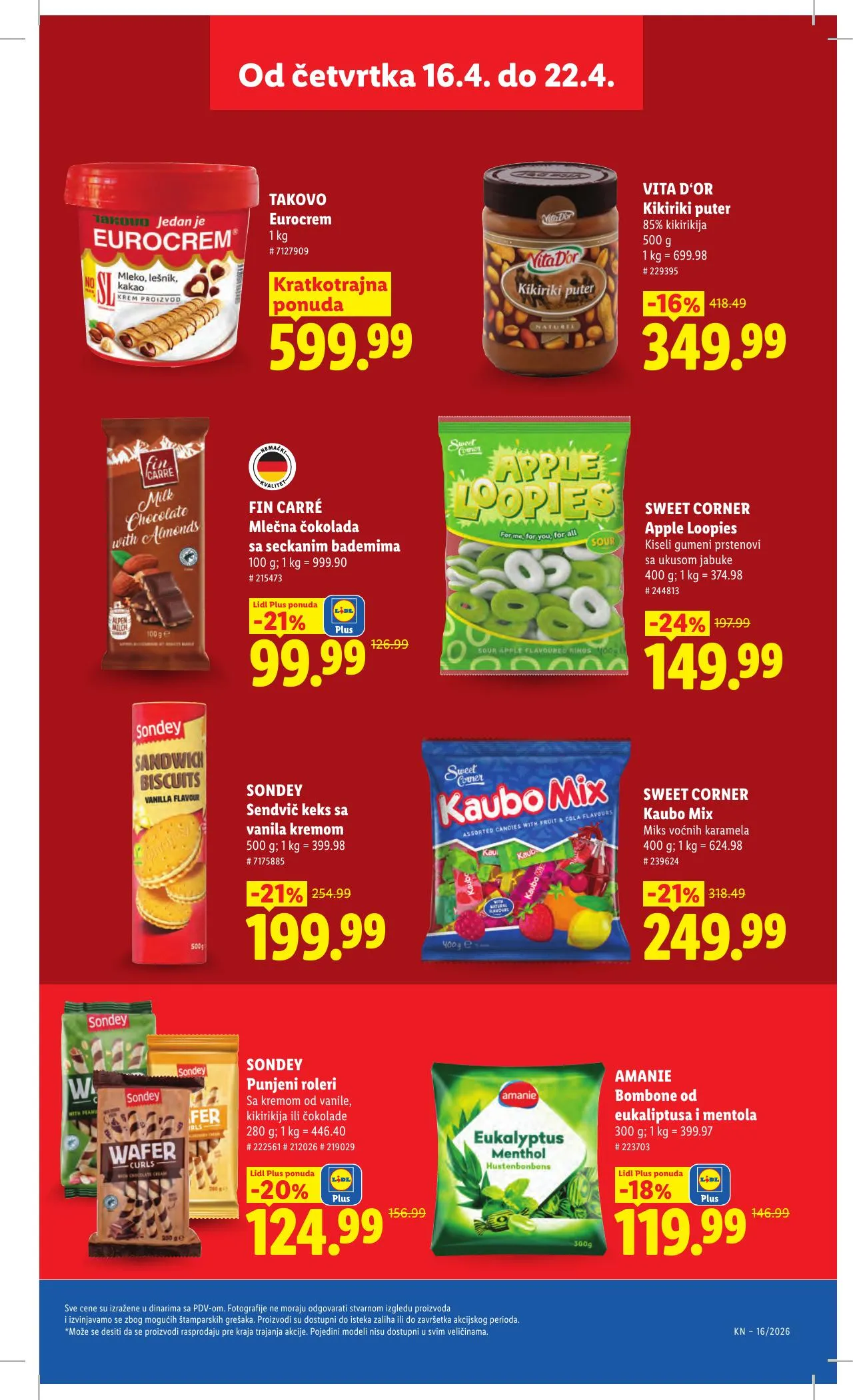 Lidl akciós újság Szerbia 04.16–04.22 – 27. oldal