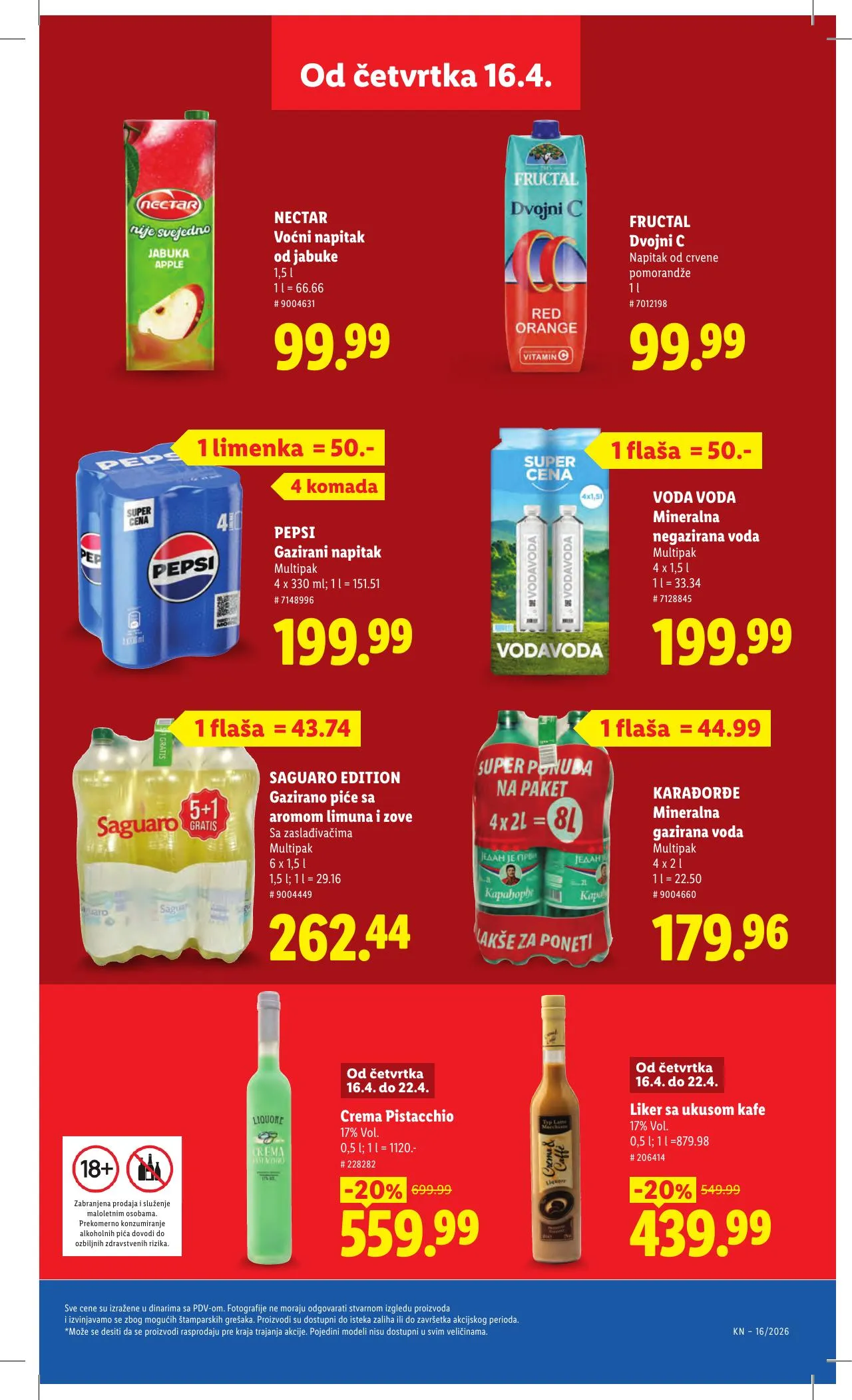 Lidl akciós újság Szerbia 04.16–04.22 – 29. oldal