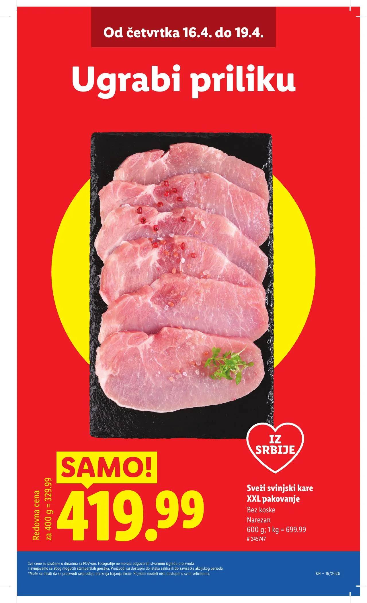 Lidl akciós újság Szerbia 04.16–04.22 – 3. oldal