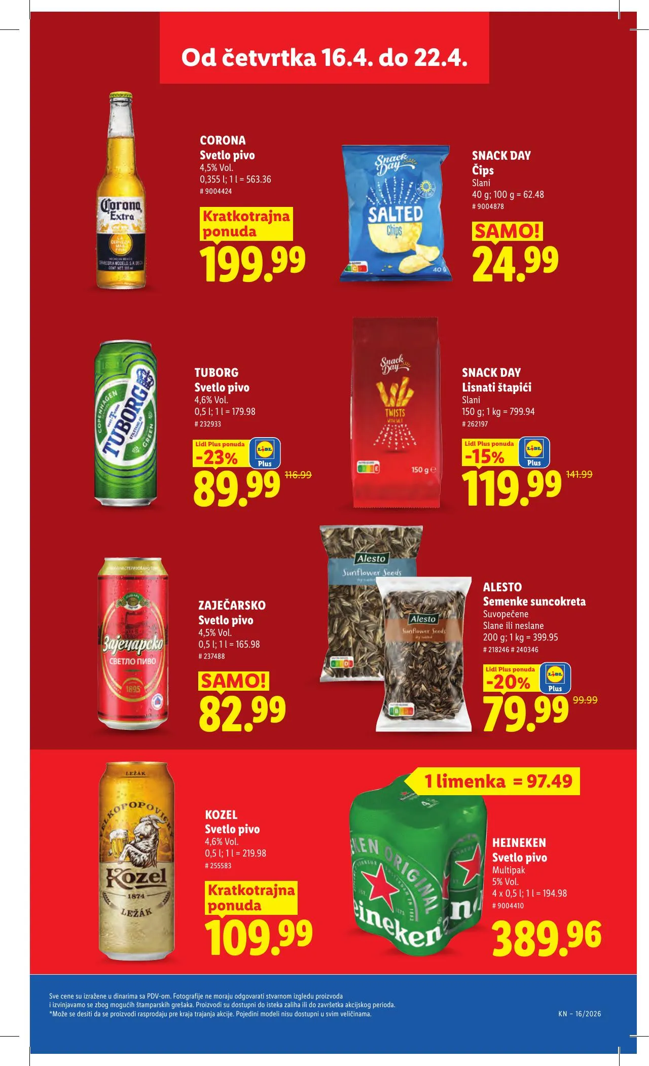 Lidl akciós újság Szerbia 04.16–04.22 – 31. oldal