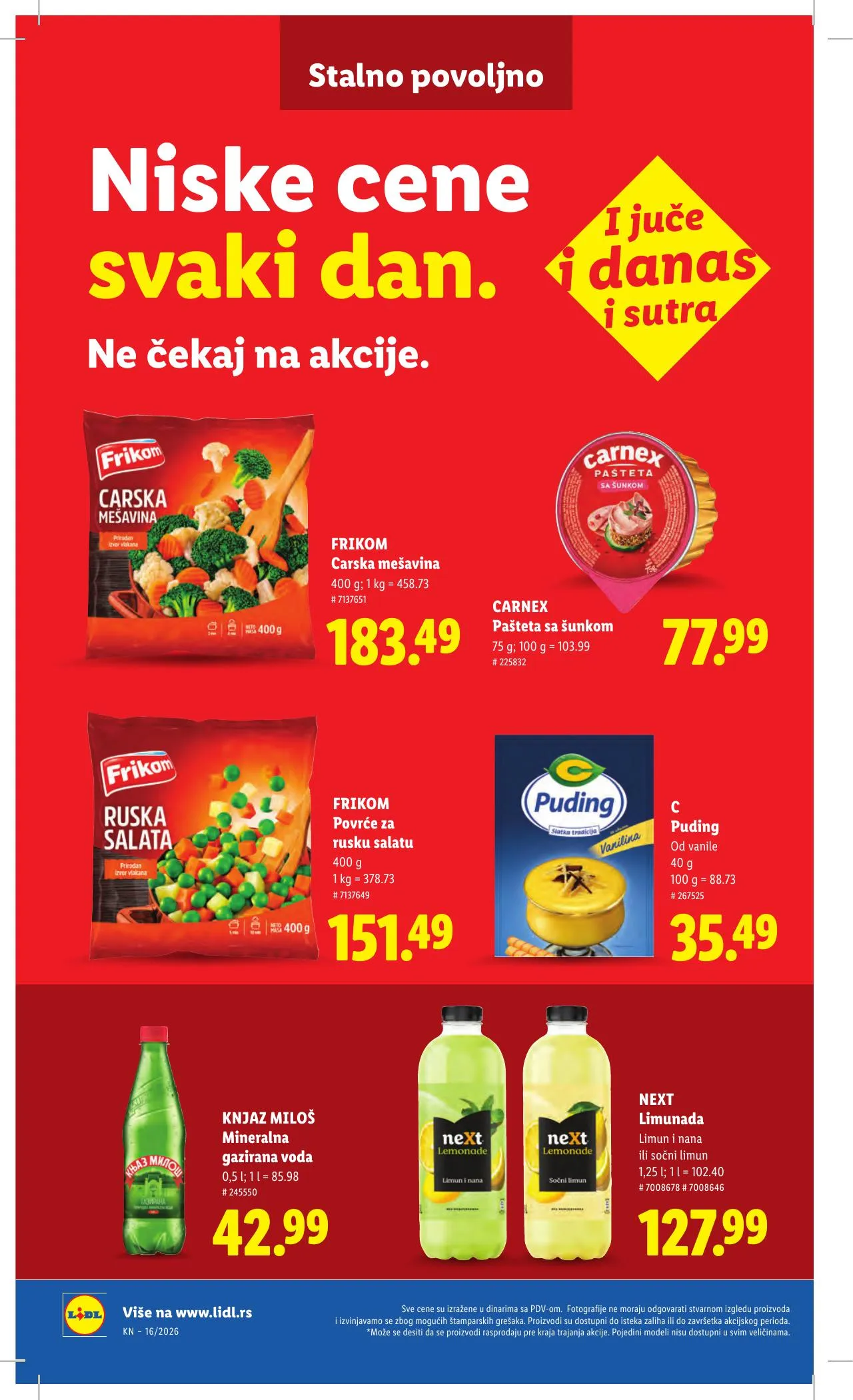 Lidl akciós újság Szerbia 04.16–04.22 – 38. oldal