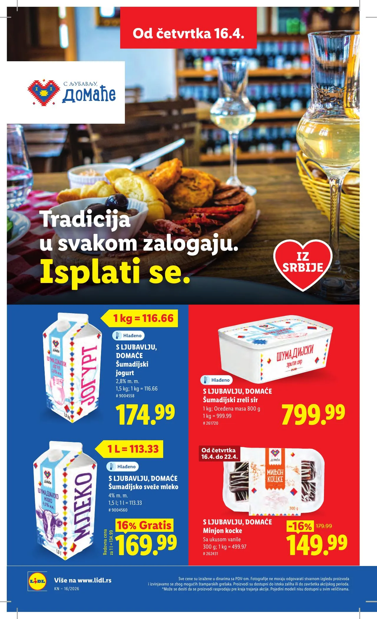 Lidl akciós újság Szerbia 04.16–04.22 – 46. oldal