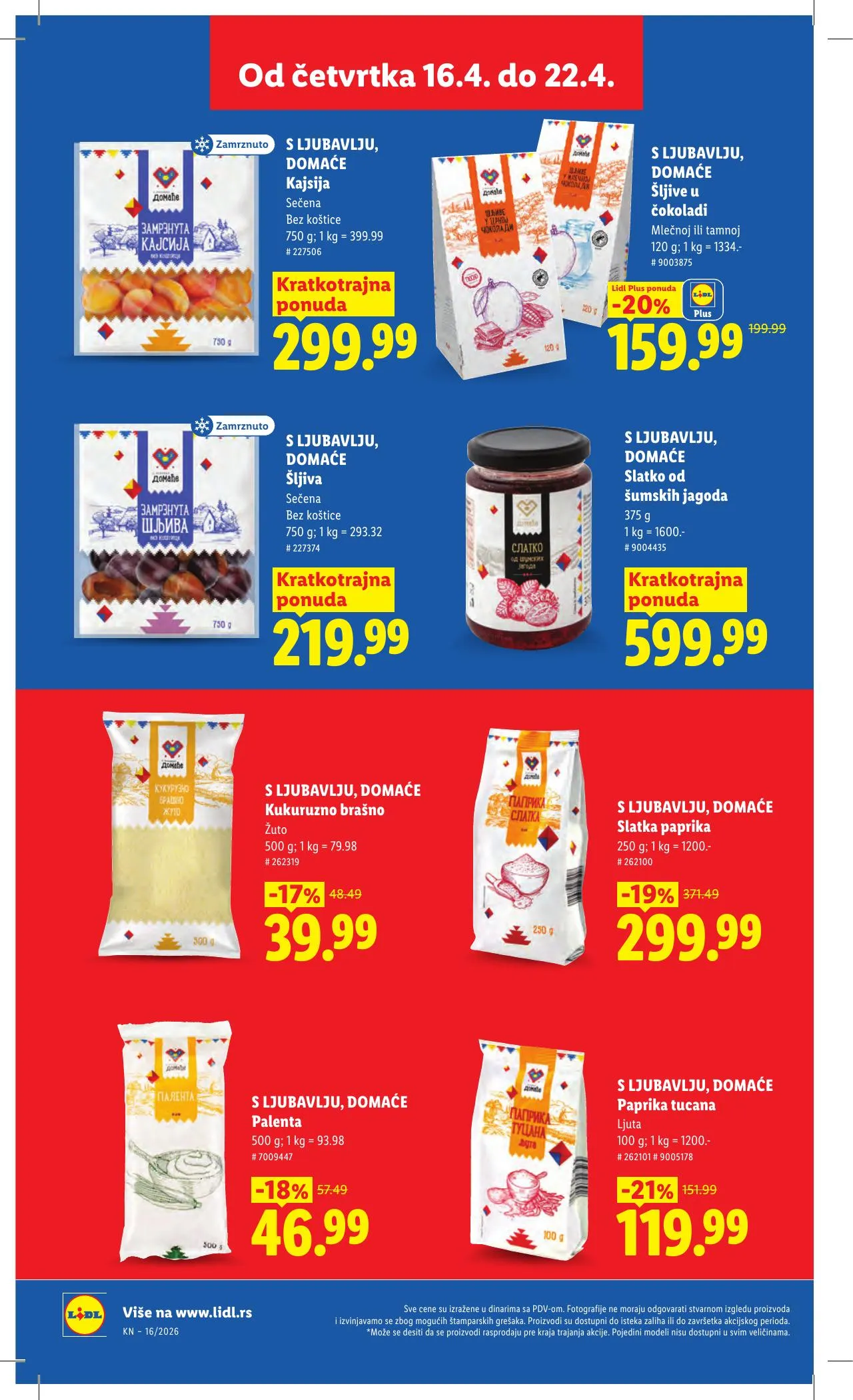 Lidl akciós újság Szerbia 04.16–04.22 – 48. oldal