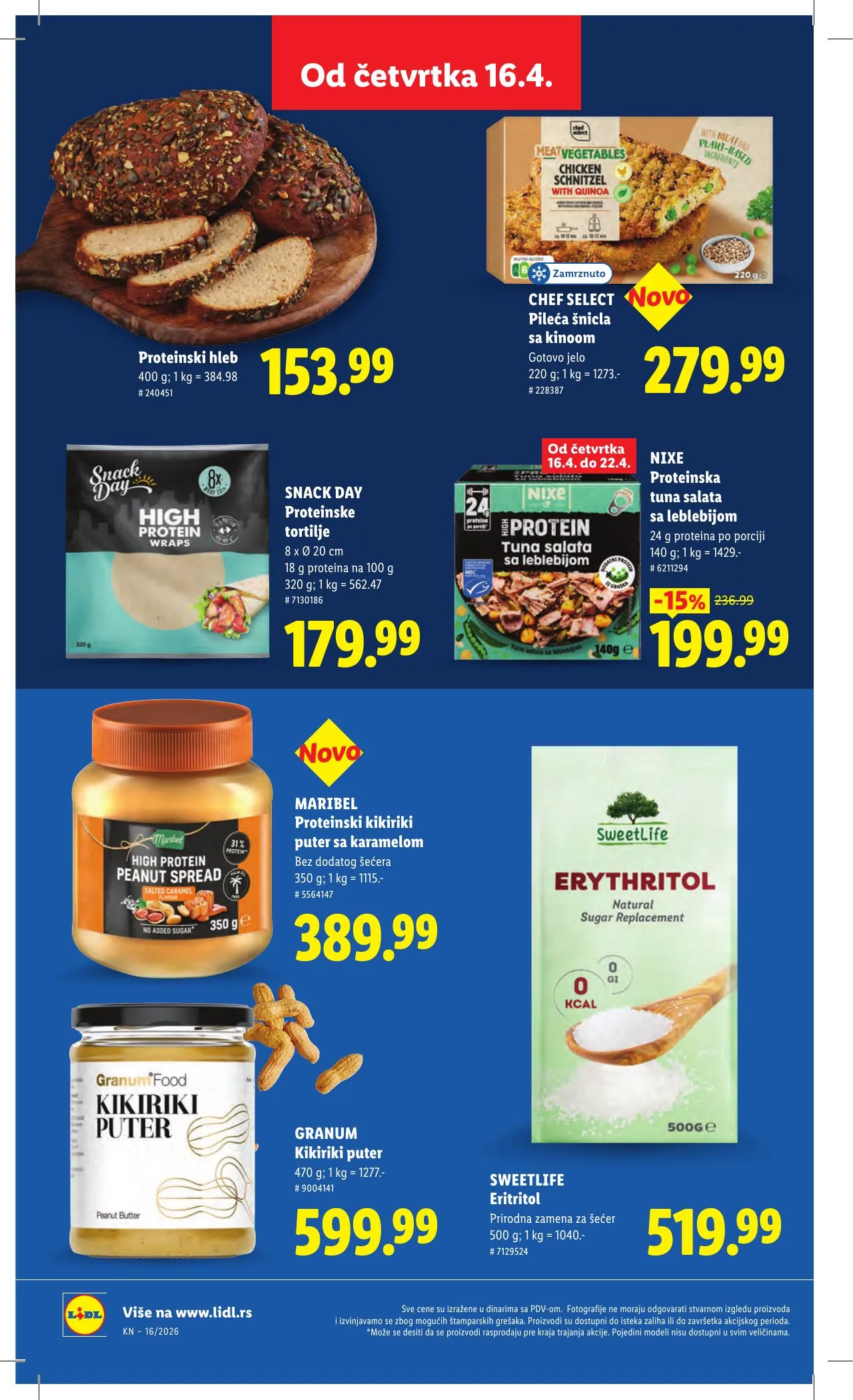 Lidl akciós újság Szerbia 04.16–04.22 – 52. oldal