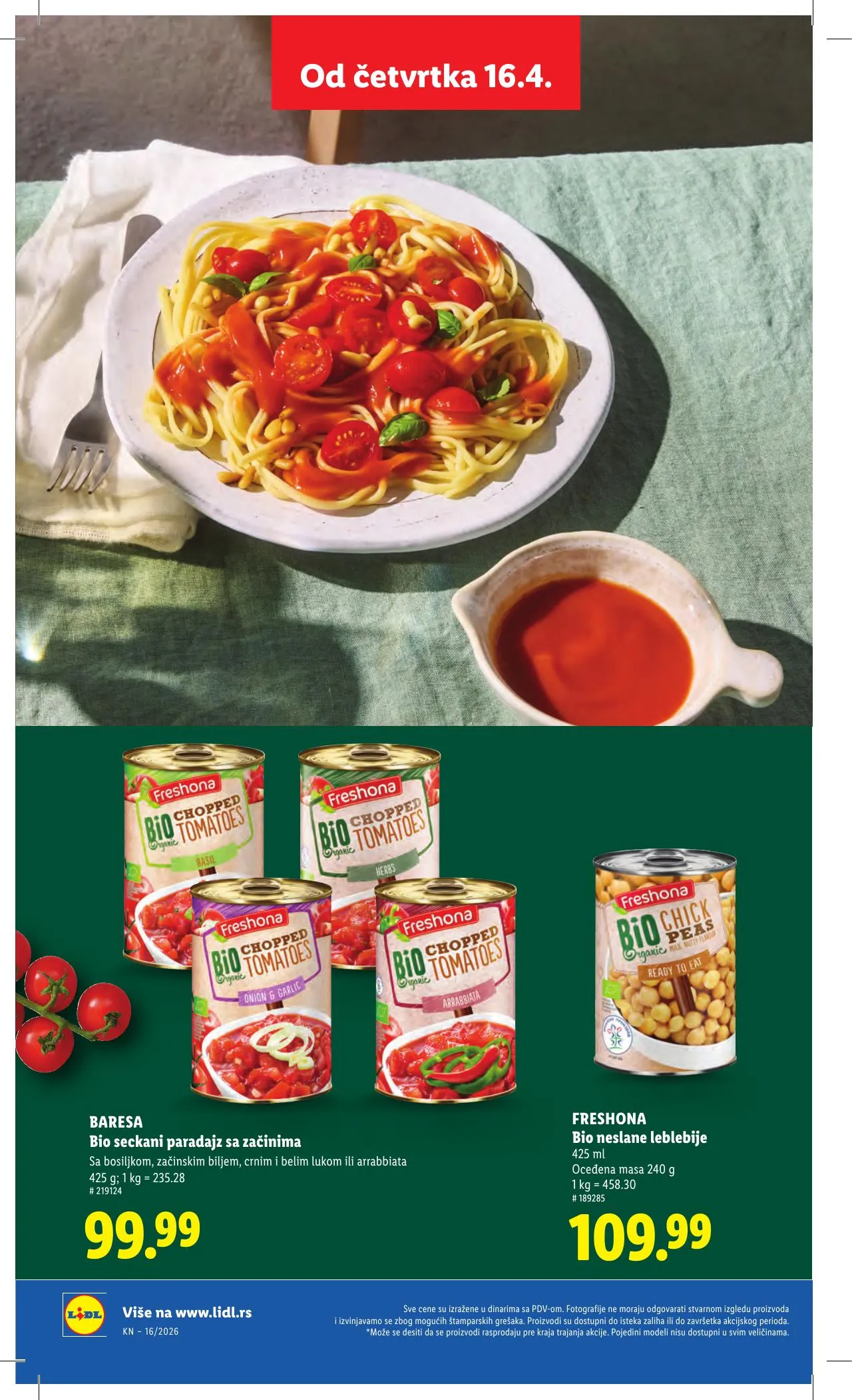 Lidl akciós újság Szerbia 04.16–04.22 – 58. oldal