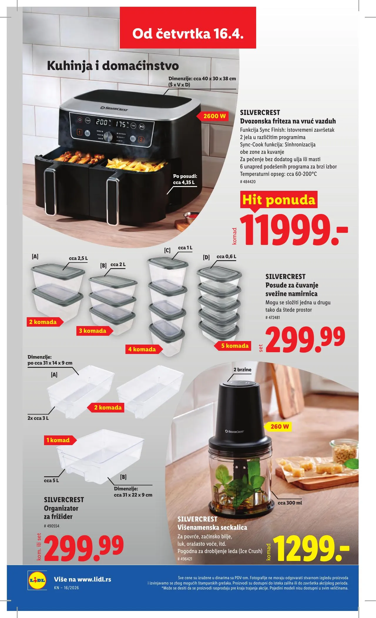 Lidl akciós újság Szerbia 04.16–04.22 – 72. oldal