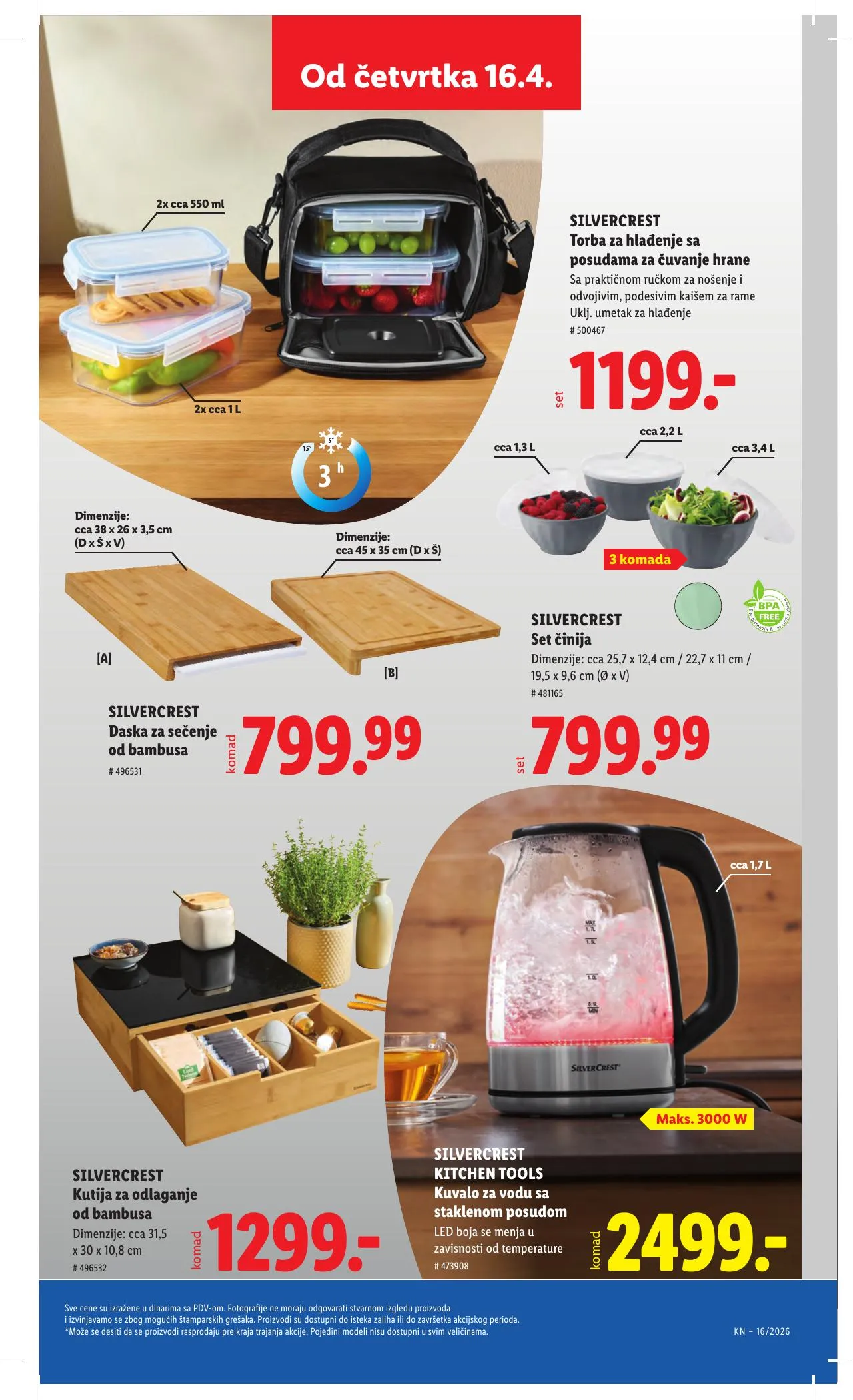 Lidl akciós újság Szerbia 04.16–04.22 – 73. oldal