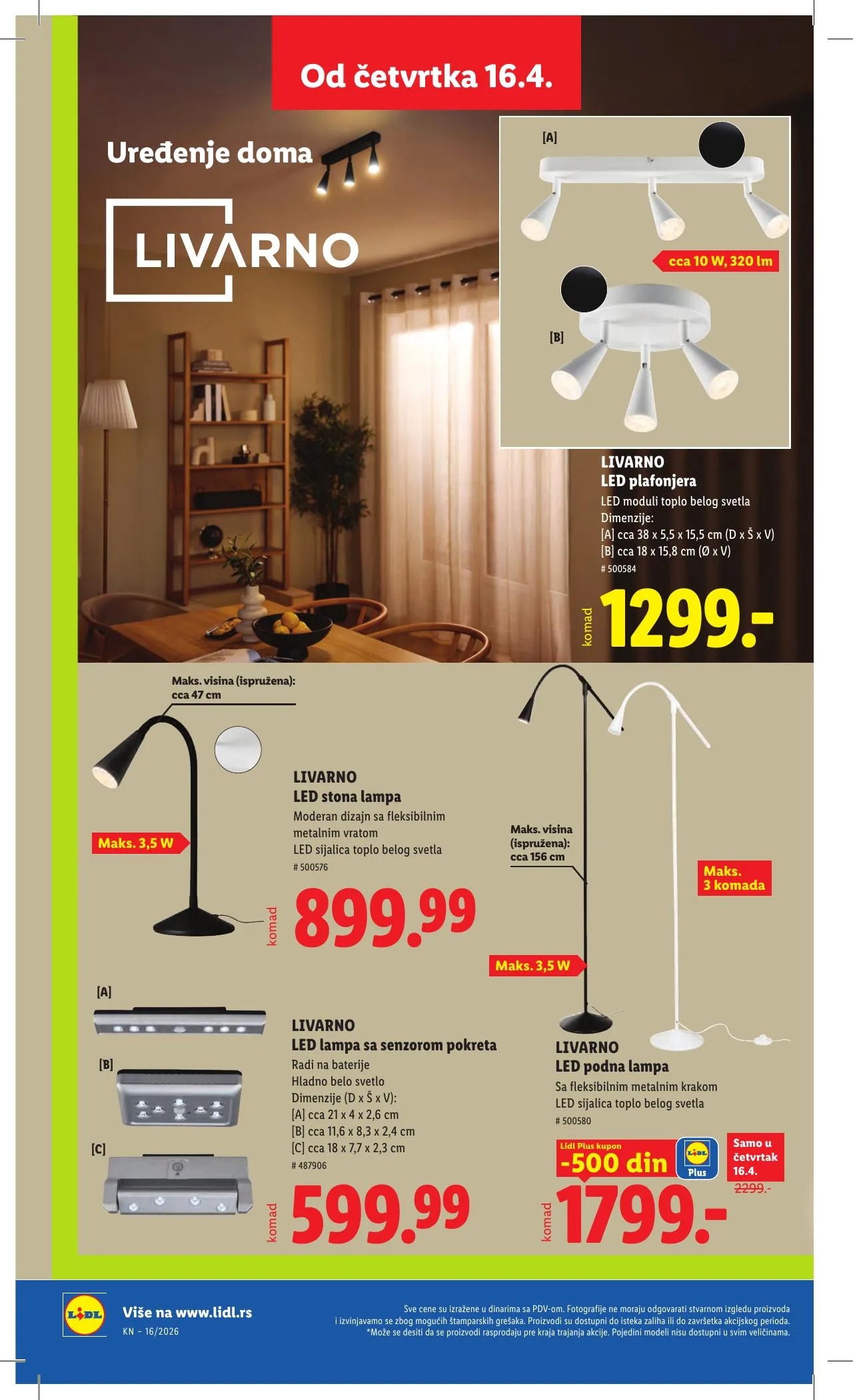 Lidl akciós újság Szerbia 04.16–04.22 – 76. oldal