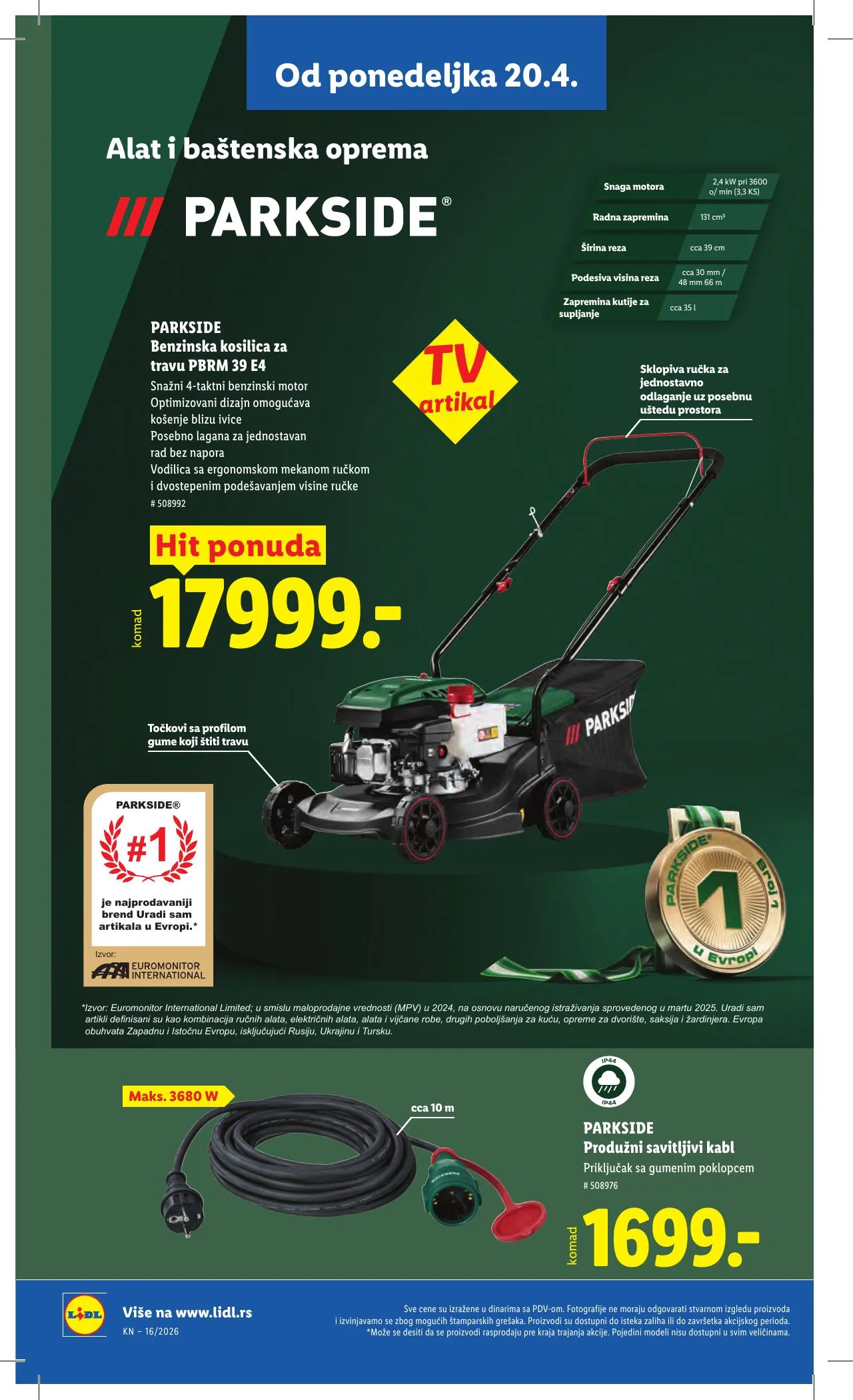 Lidl akciós újság Szerbia 04.16–04.22 – 78. oldal