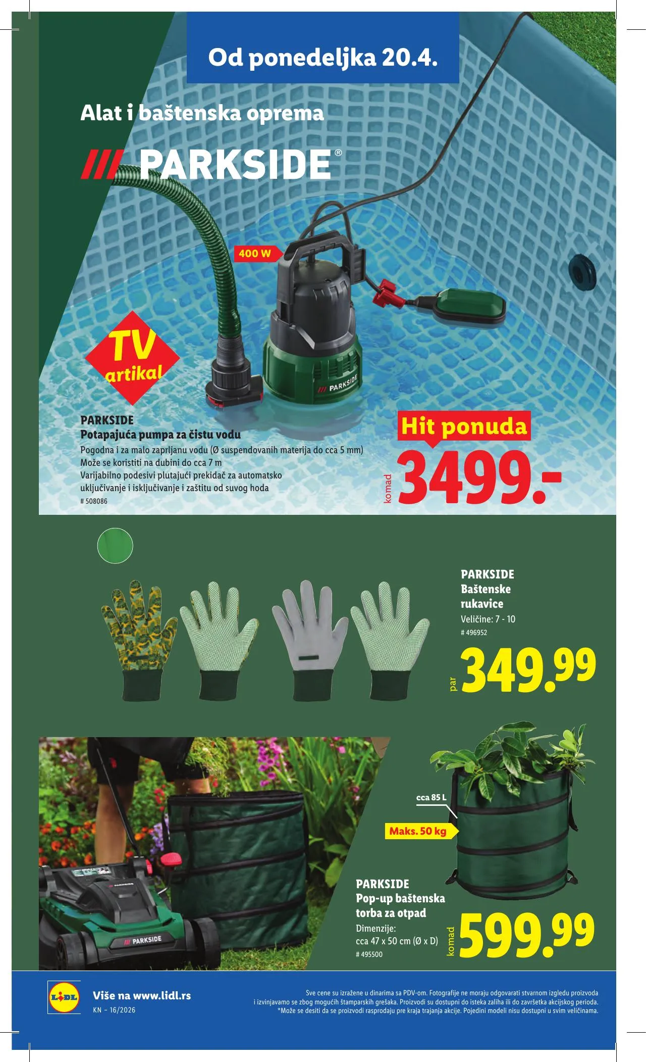 Lidl akciós újság Szerbia 04.16–04.22 – 82. oldal